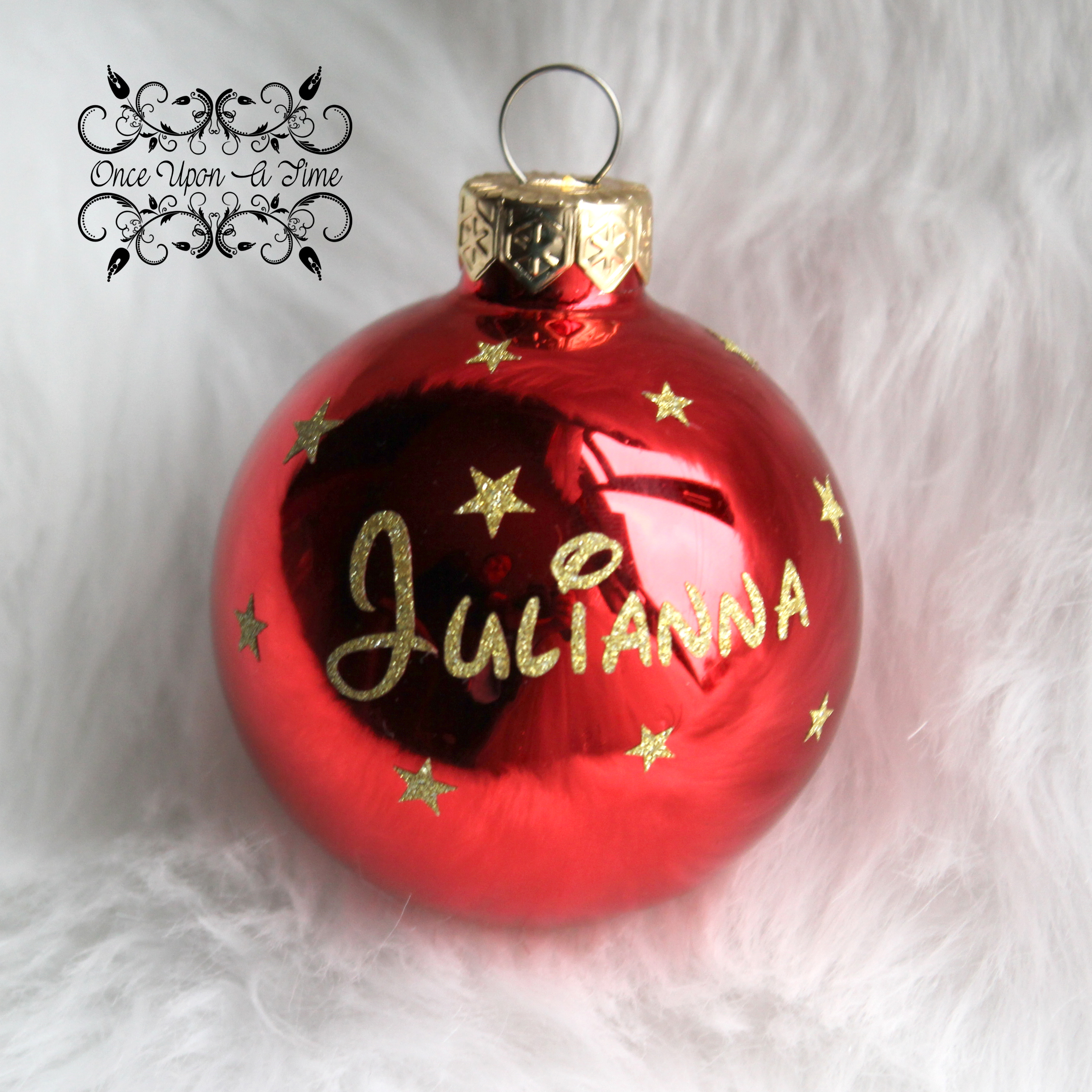 🎄🎅 Boule de Noël - Rouge - Matte ou brillante - Prénom et/ou Mon premier Noël + Prénom 🤶🎄