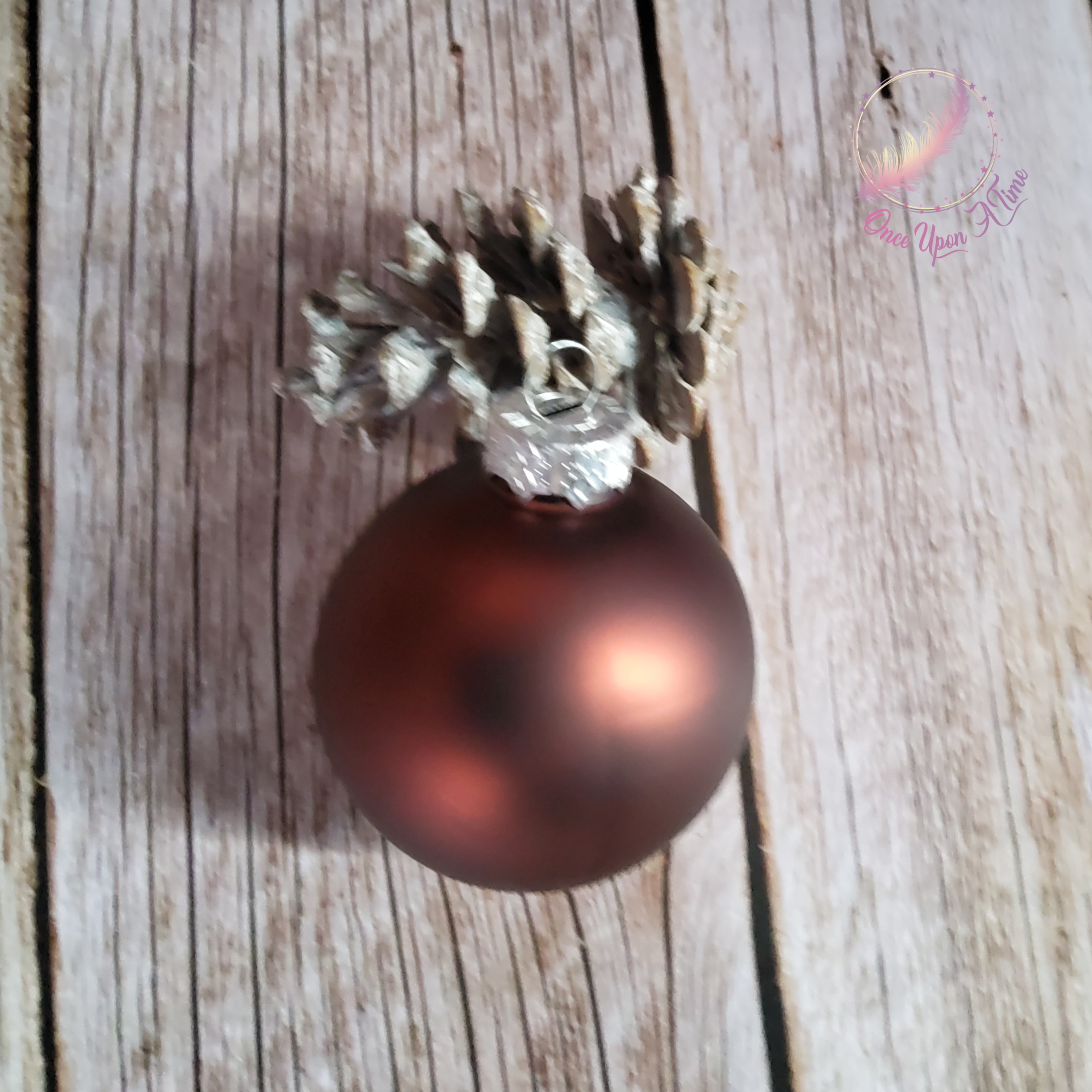 🎄🎅 Boule de Noël - Brune - Matte ou brillante - Prénom et/ou Mon premier Noël + Prénom 🤶🎄