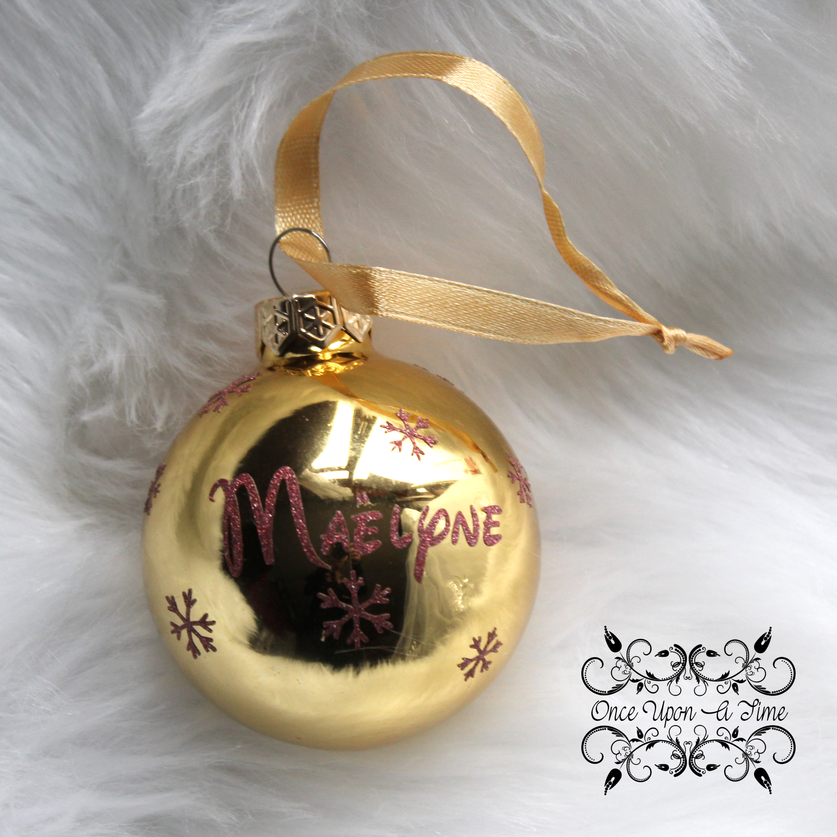 🎄🎅 Boule de Noël - Doré - Matte ou brillante - Prénom et/ou Mon premier Noël + Prénom 🤶🎄