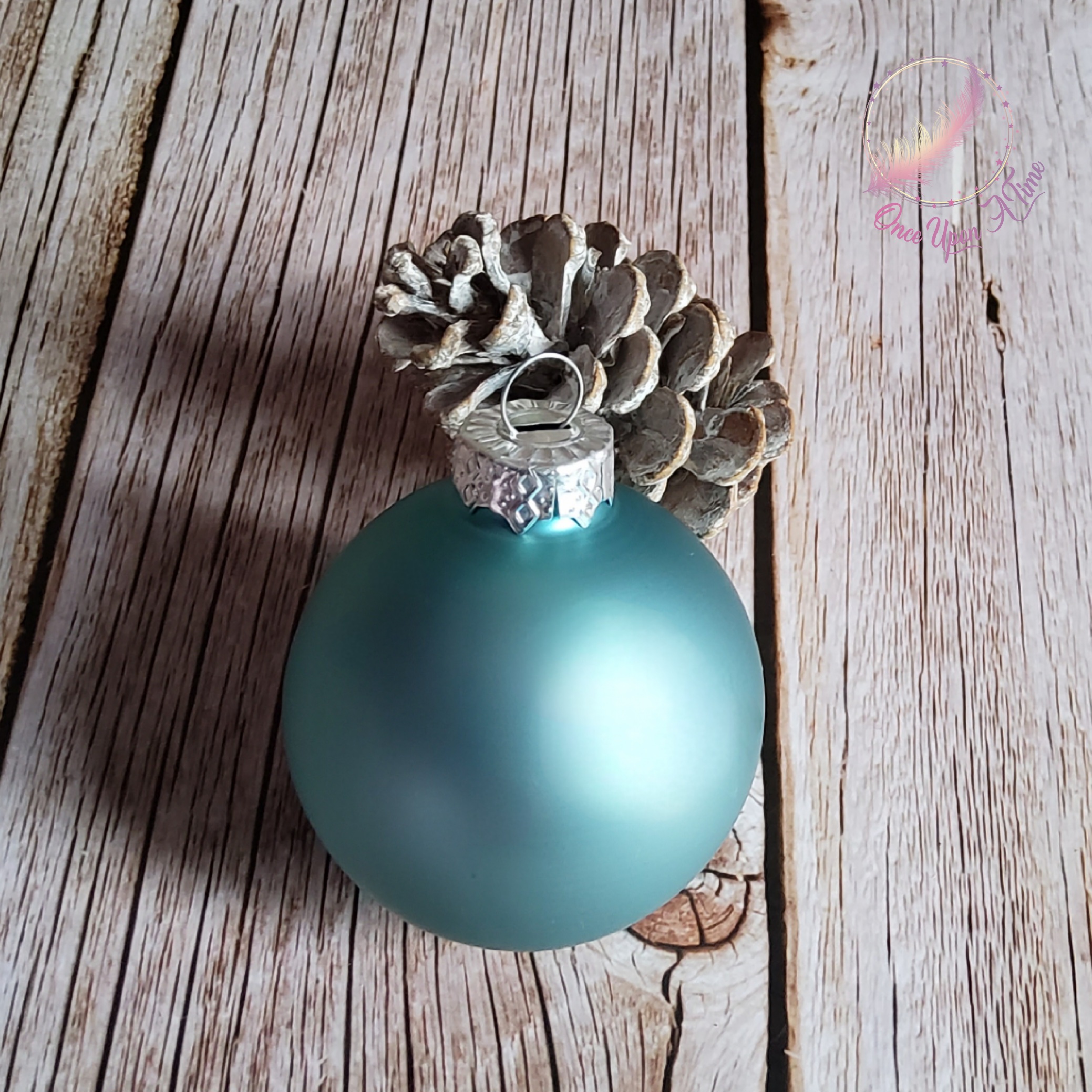 🎄🎅 Boule de Noël - Bleu - Matte ou brillante - Prénom et/ou Mon premier Noël + Prénom 🤶🎄