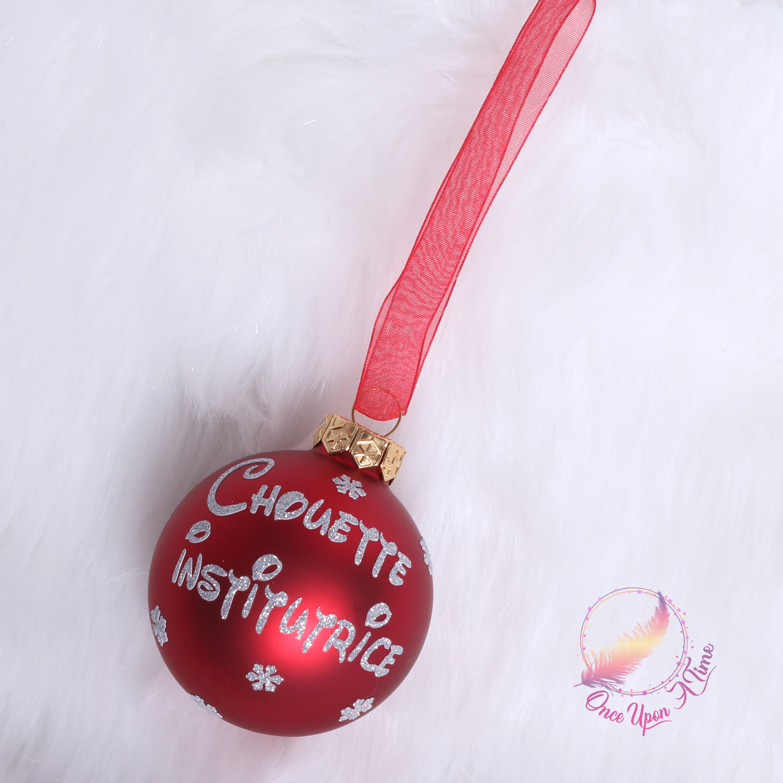 🎄🎅 Boule de Noël - Etoiles - Avec un message🤶🎄