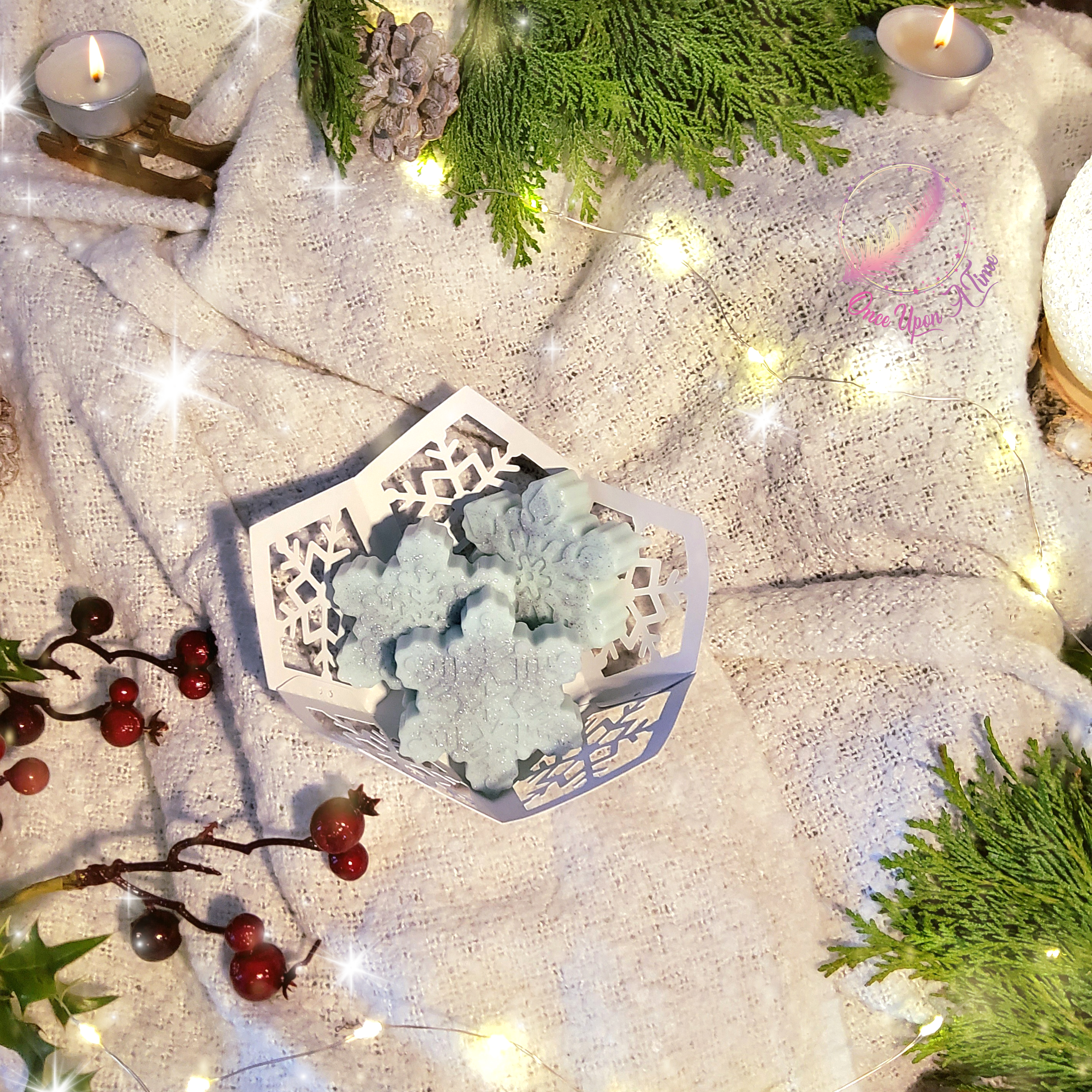 🎄🍭 Ensemble "Les trois flocons de Noël" - Senteur surprise de Noël 🍭🎄