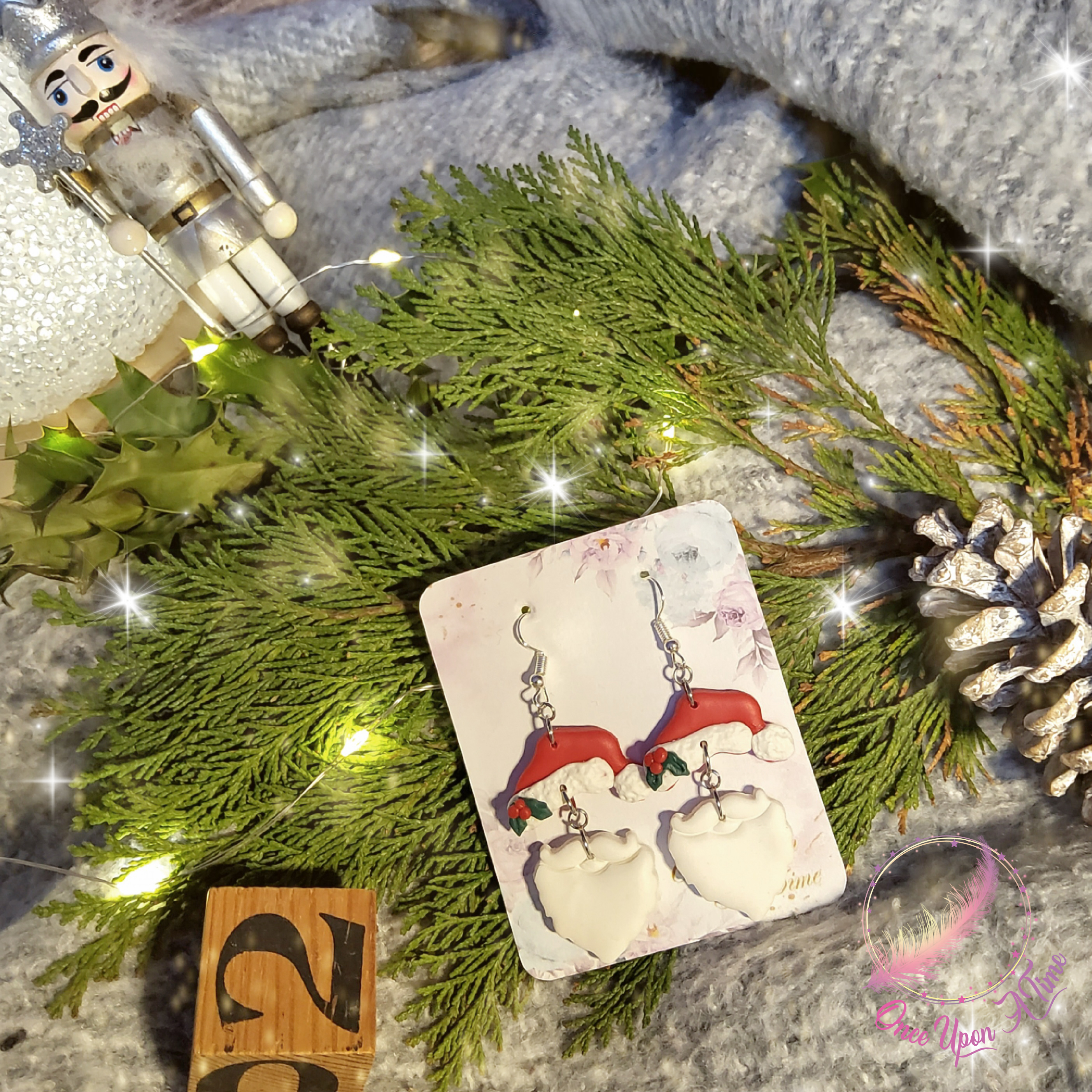 🎅🎄 Boucles d'oreilles - Père Noël 🎄🎅