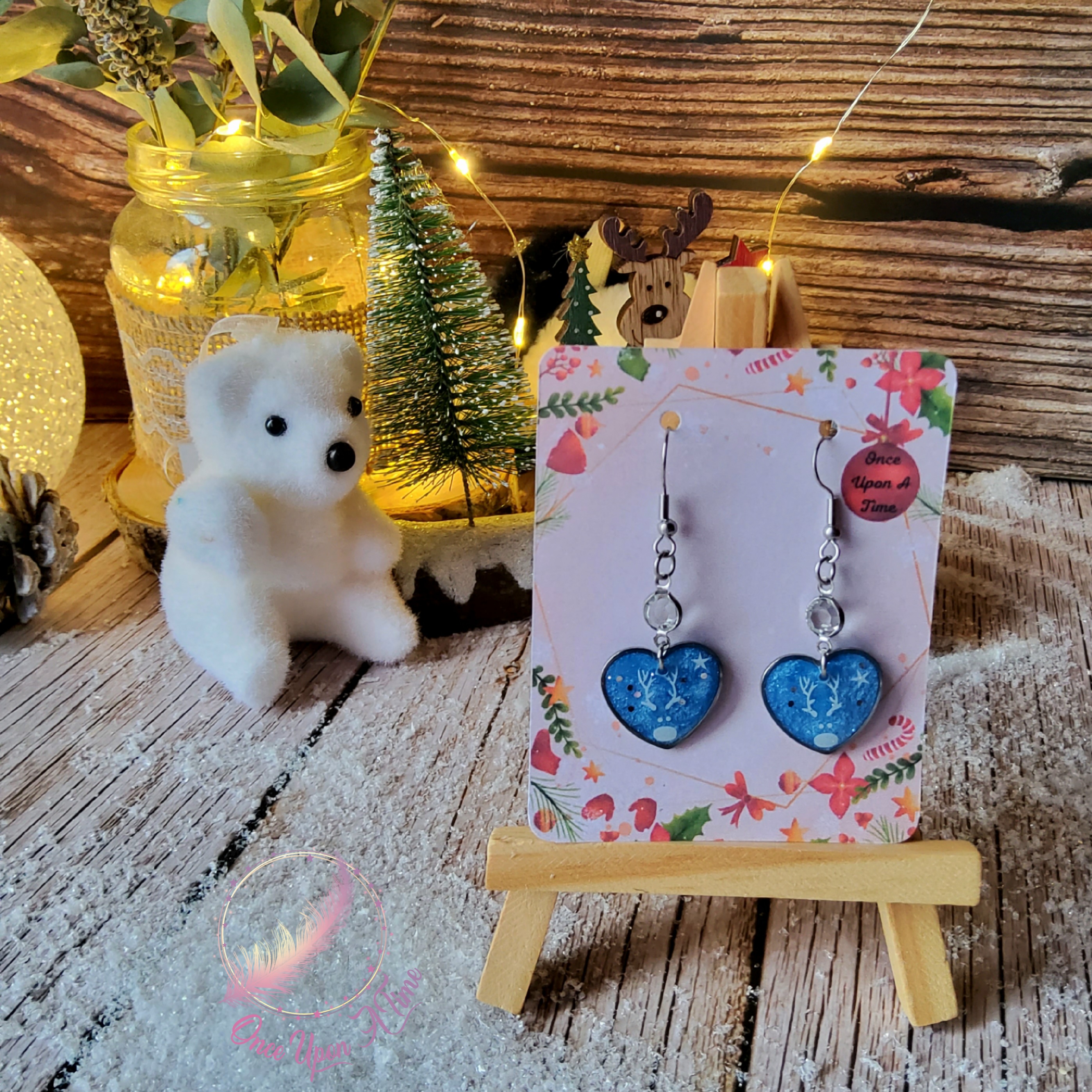 🎅🎄 Boucles d'oreilles - Love caribou 🎄🎅