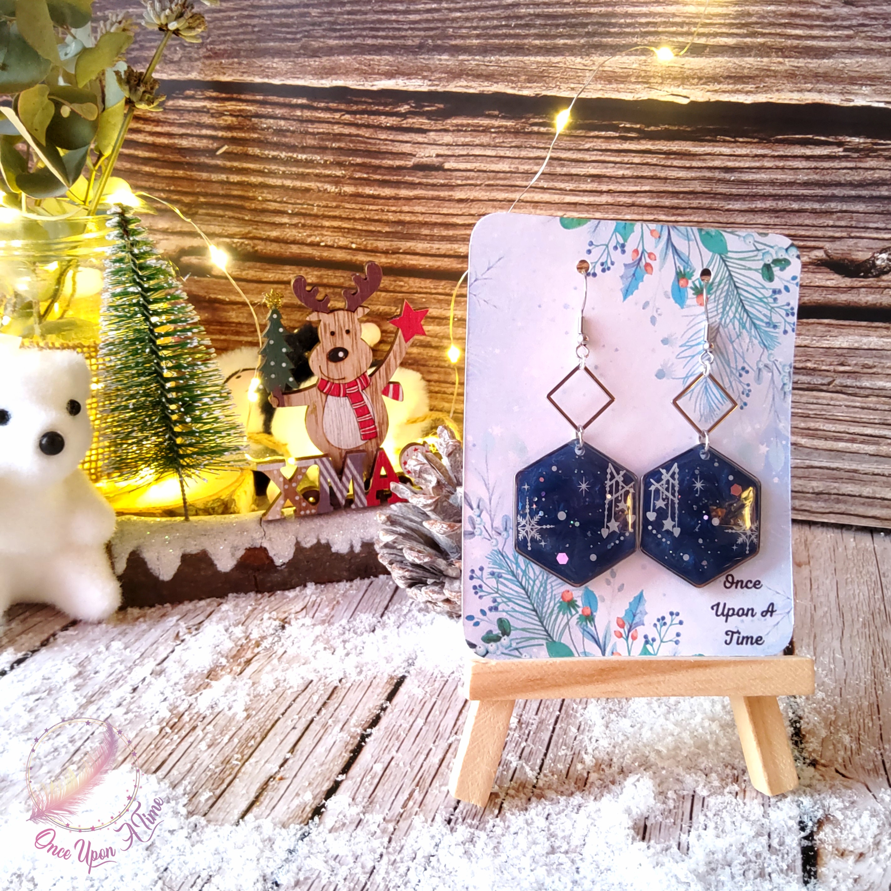 🎅🎄 Boucles d'oreilles - Froid d'hiver🎄🎅