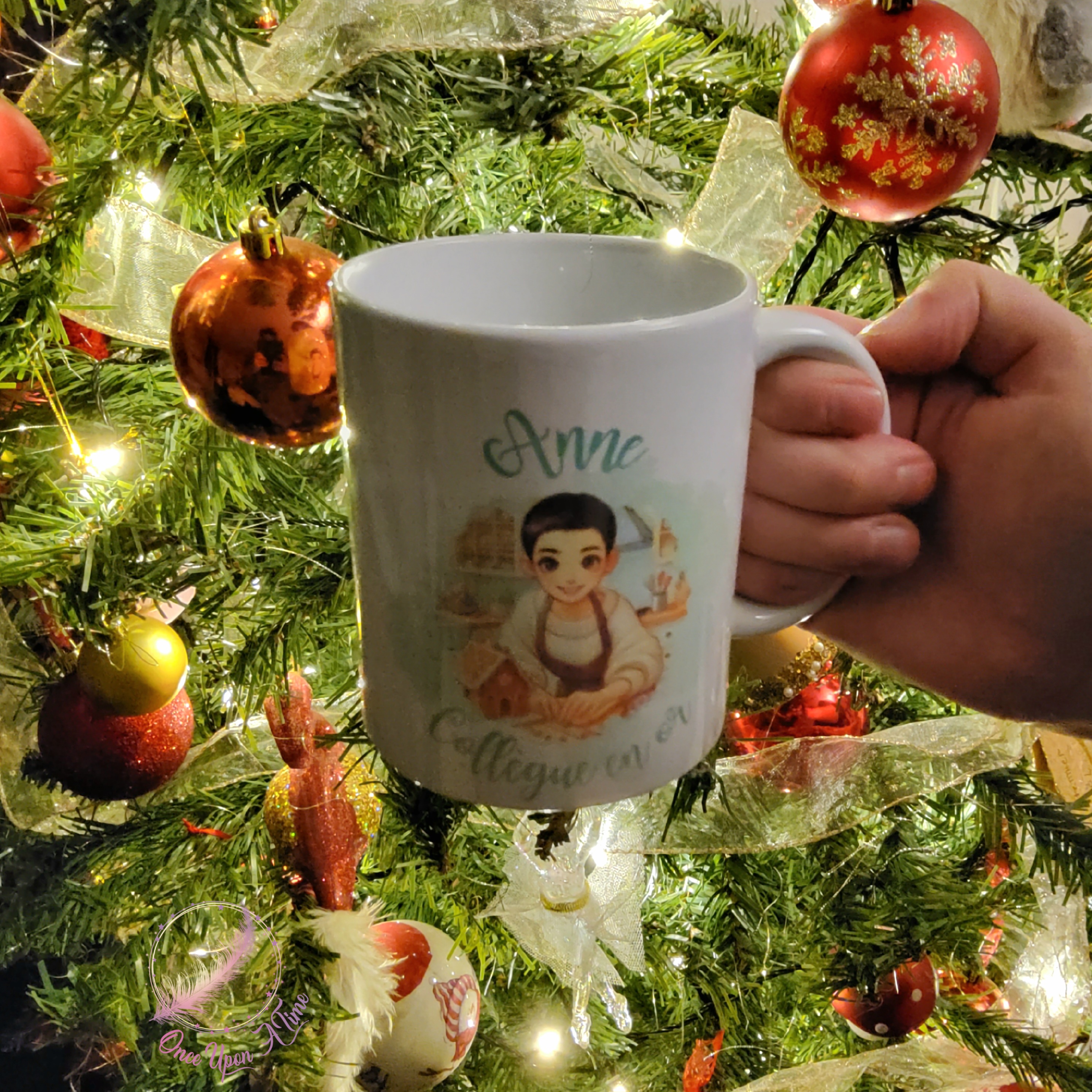 🎄Tasse / mug personnalisé(e) - Collègue en or - Pour les pâtissières🎄