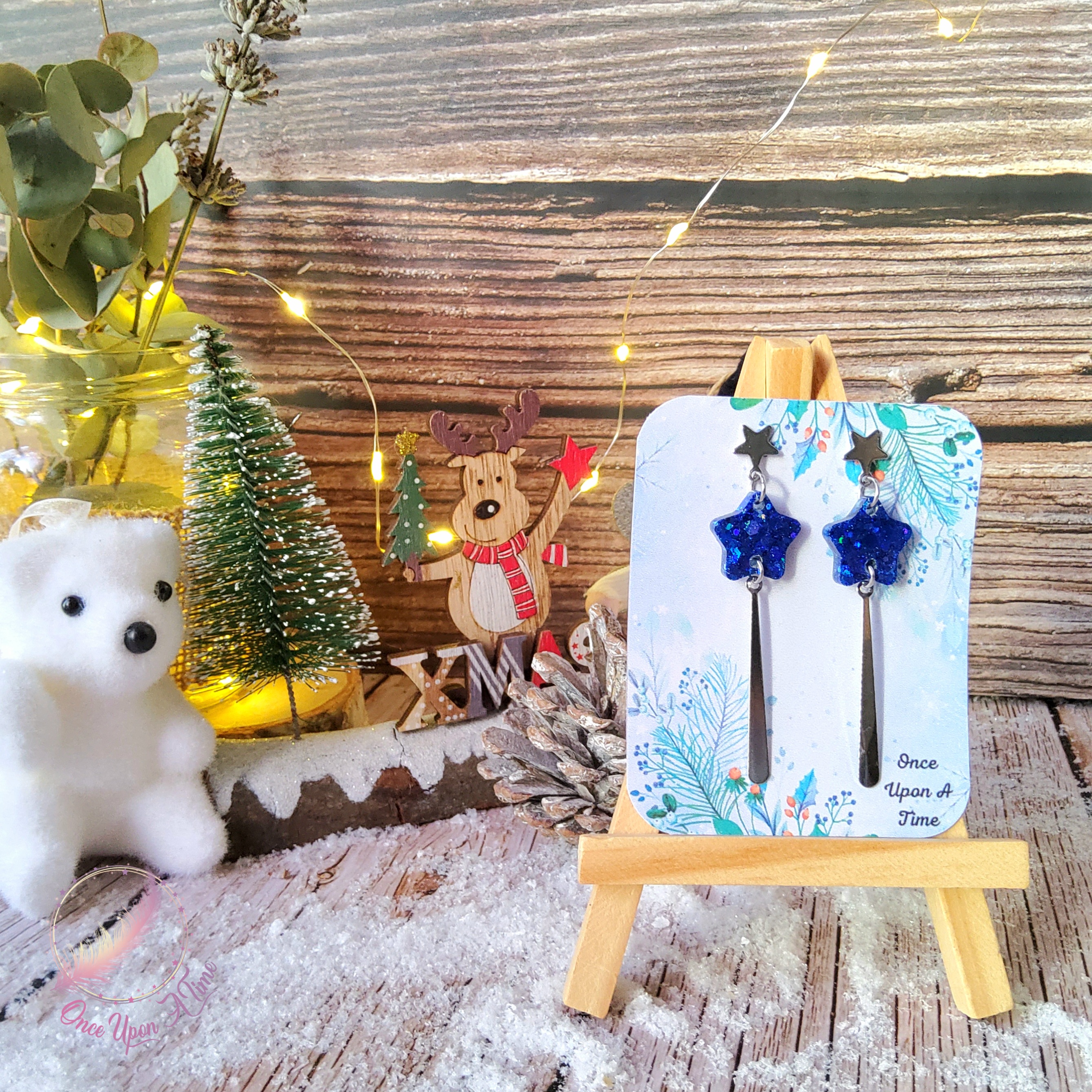 💕 Boucles d'oreilles - Canard ou bleues 💕
