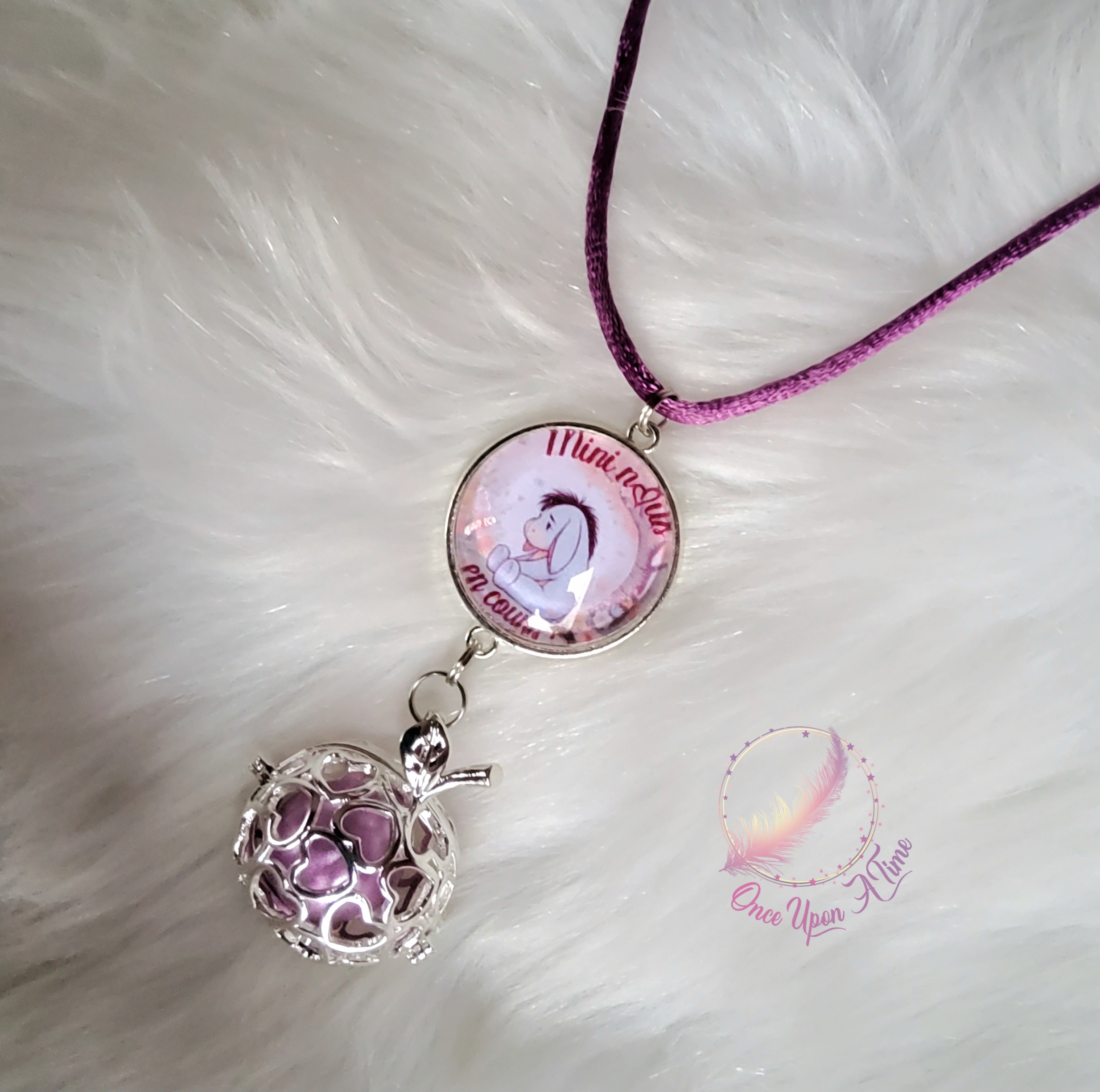 🤰Collier Bola de grossesse - Bourriquet " Bébé à bord" et "Mini nous en cours" - Plusieurs modèles ✨