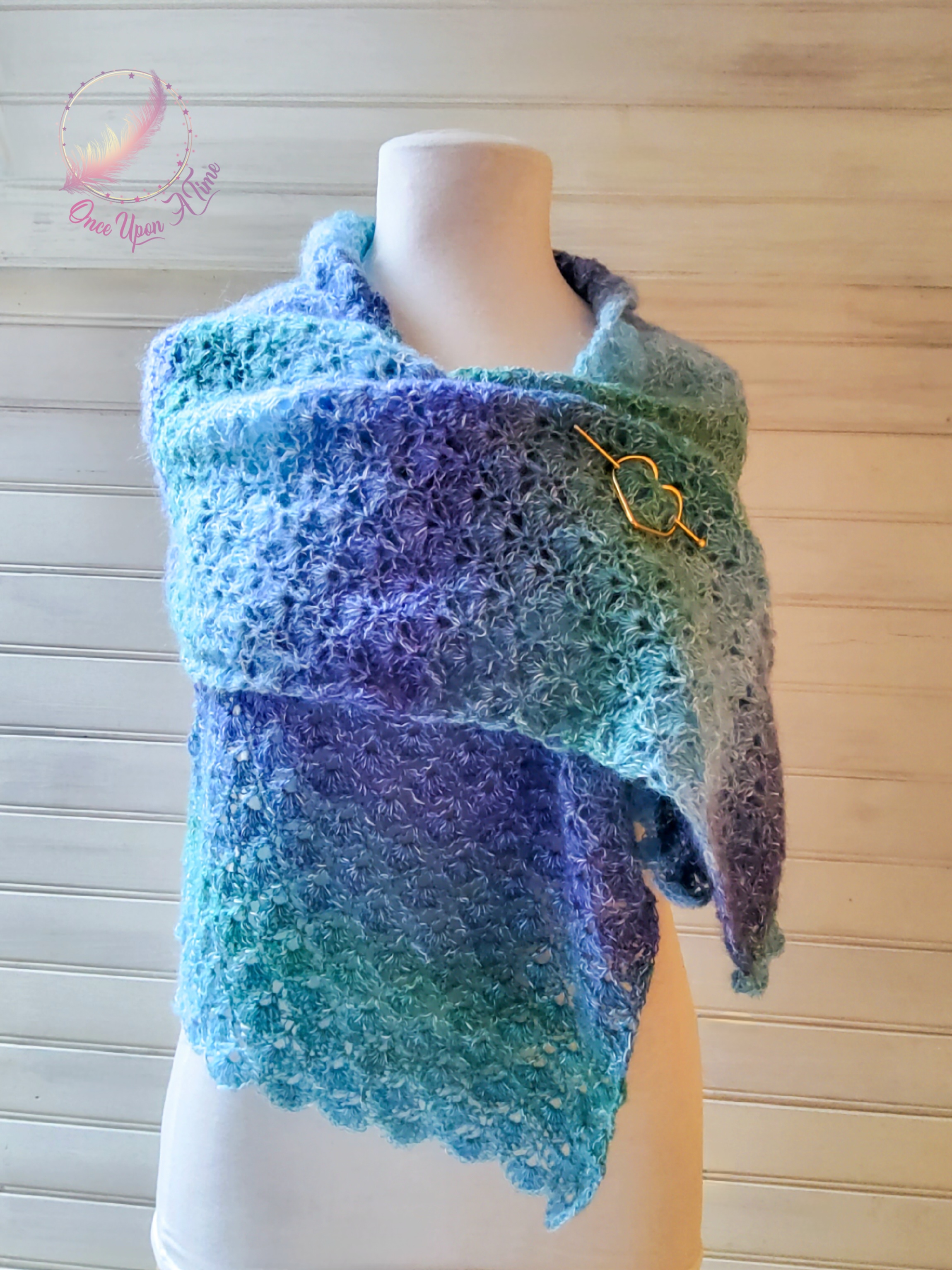 Étole au crochet
