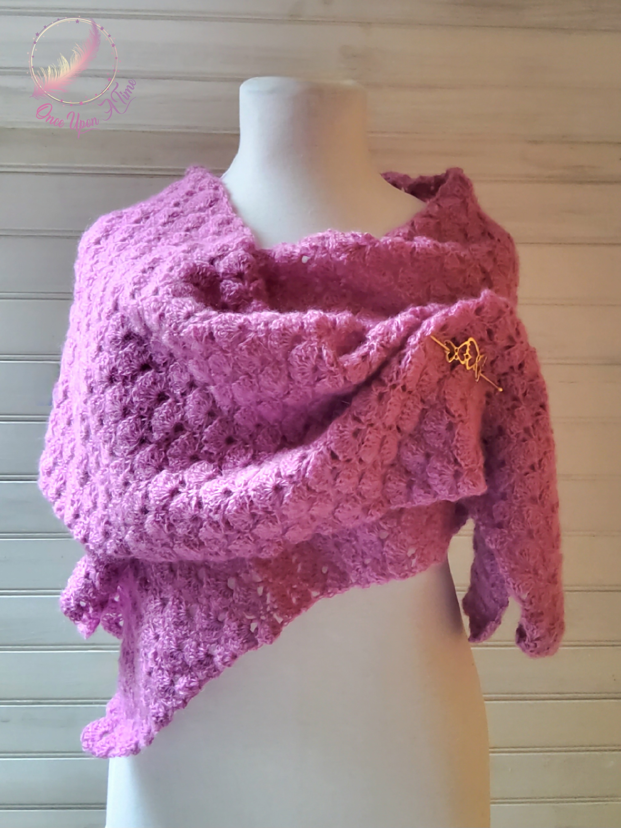 Étole au crochet