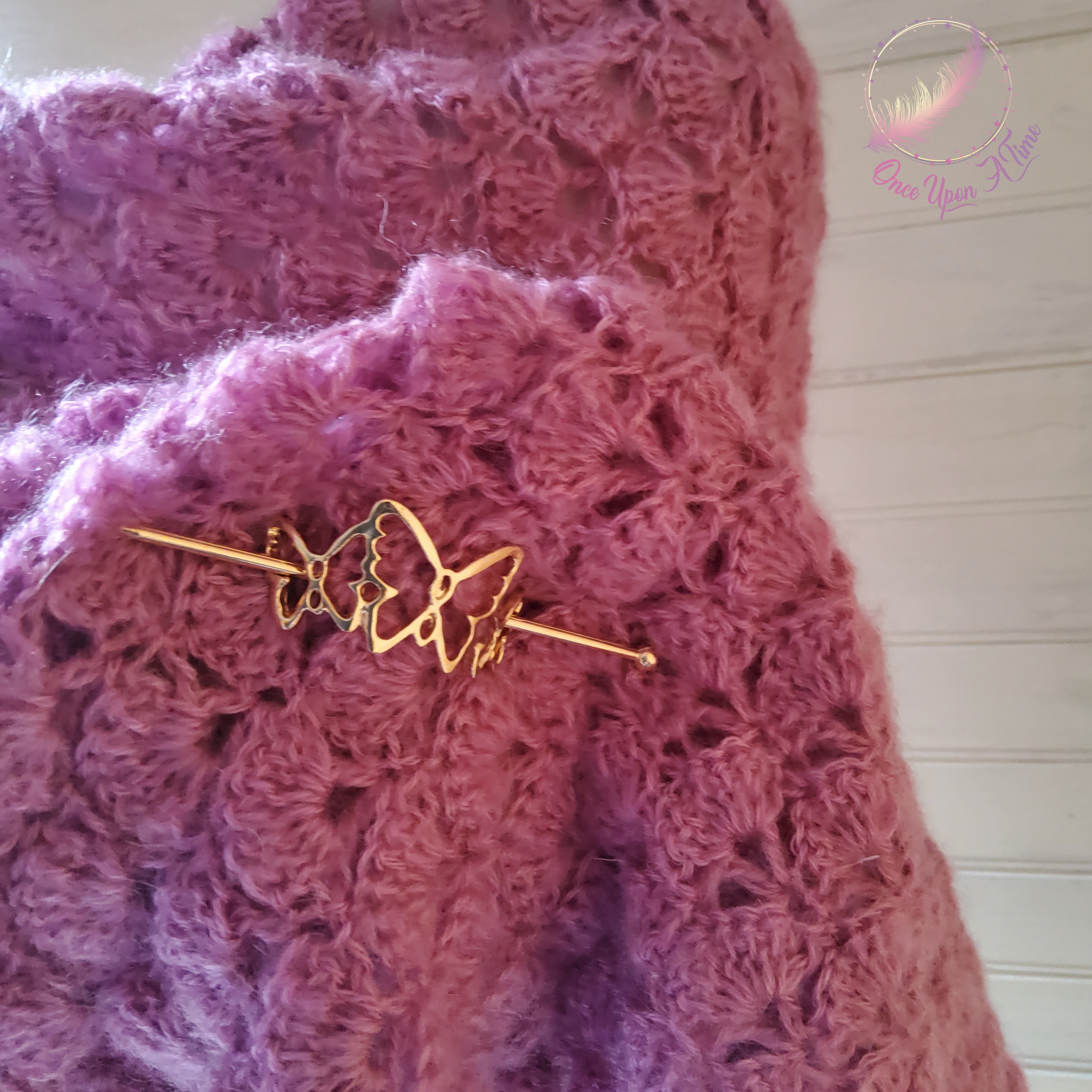 Étole au crochet