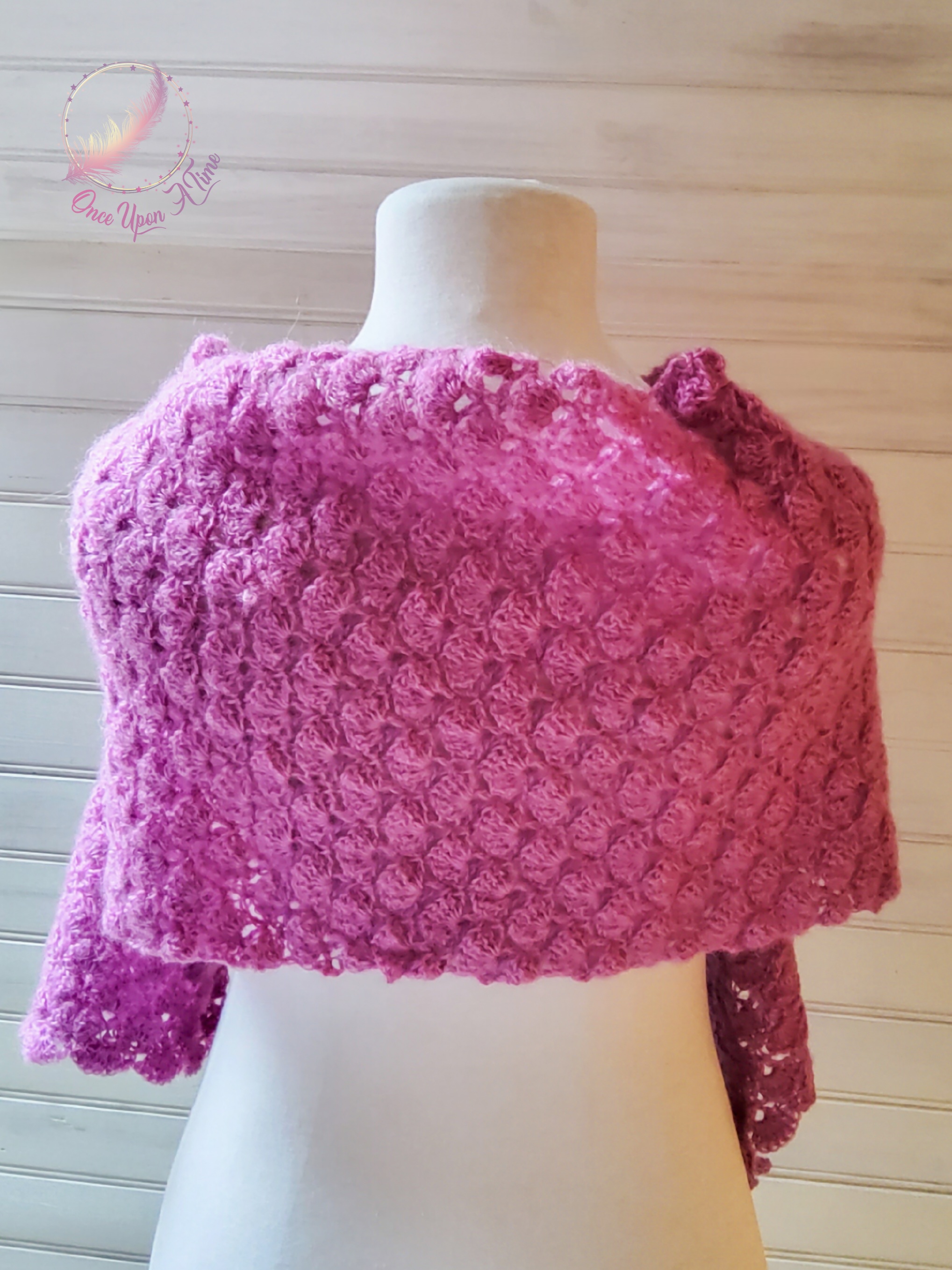Étole au crochet
