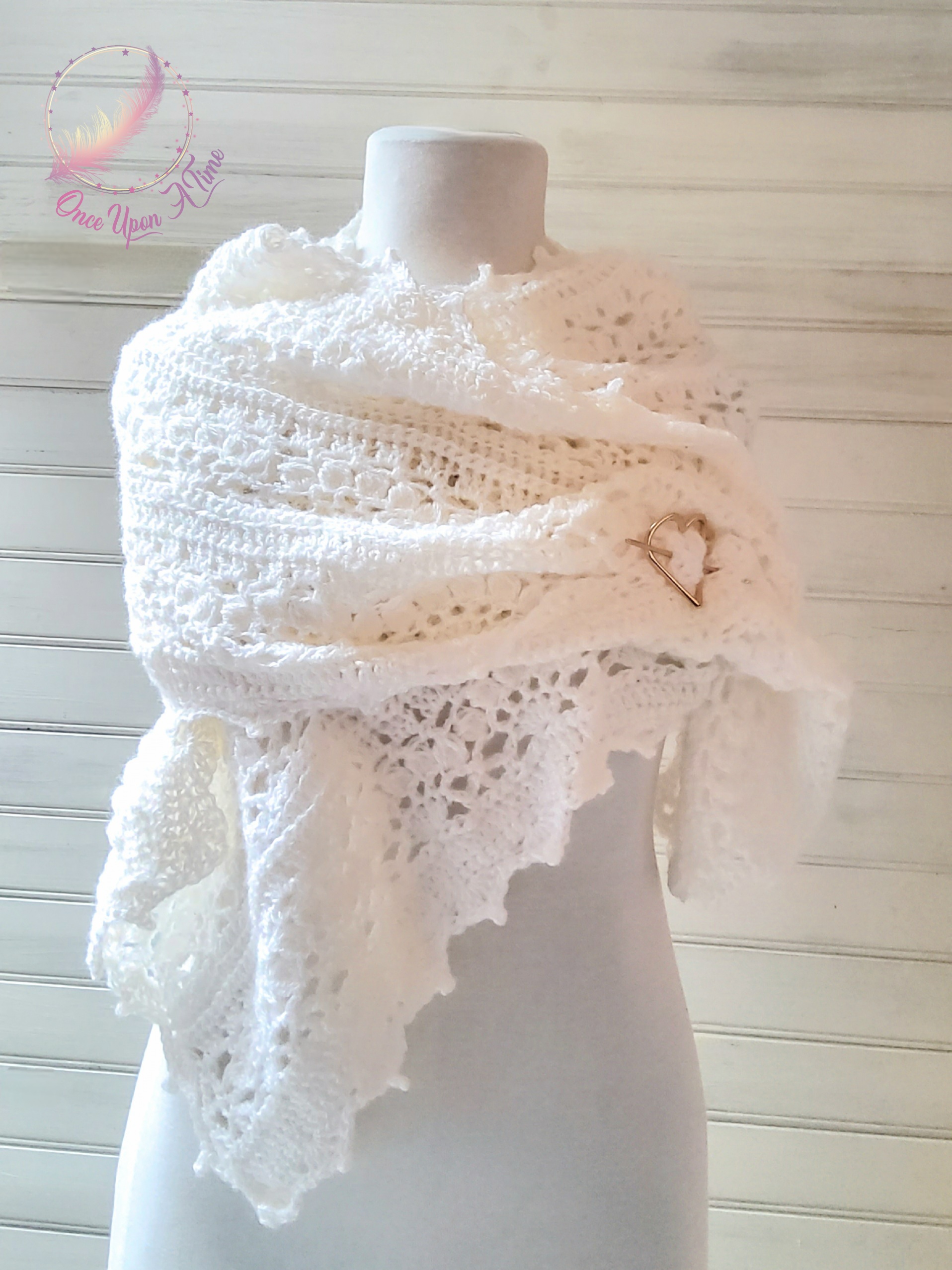Étole au crochet