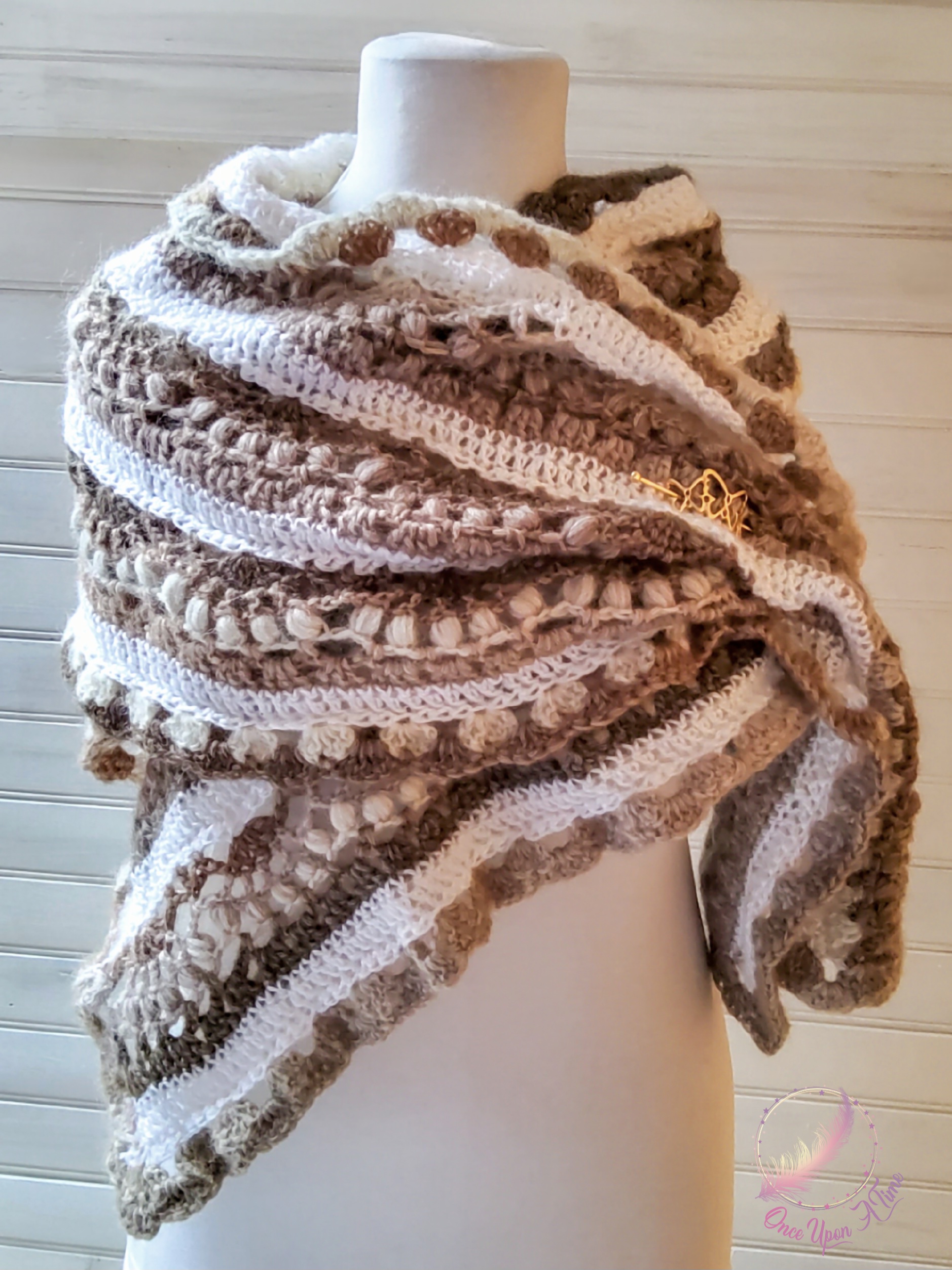 Étole au crochet