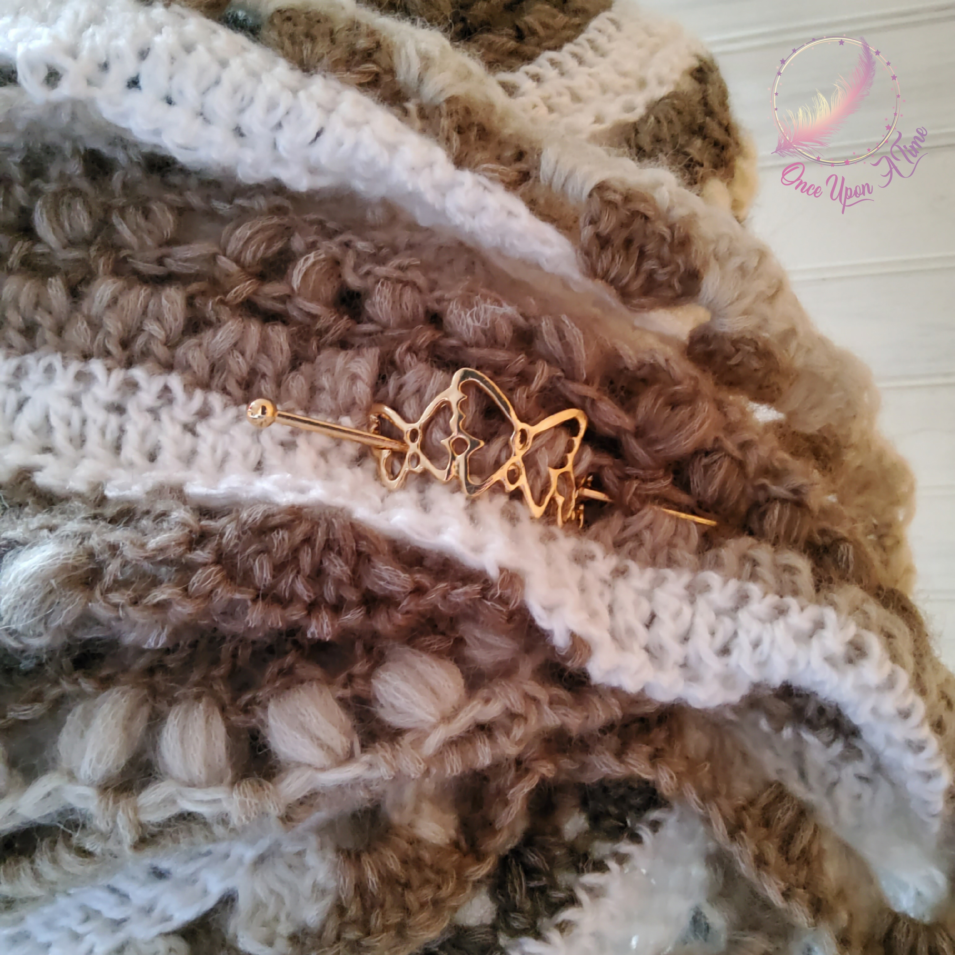 Étole au crochet