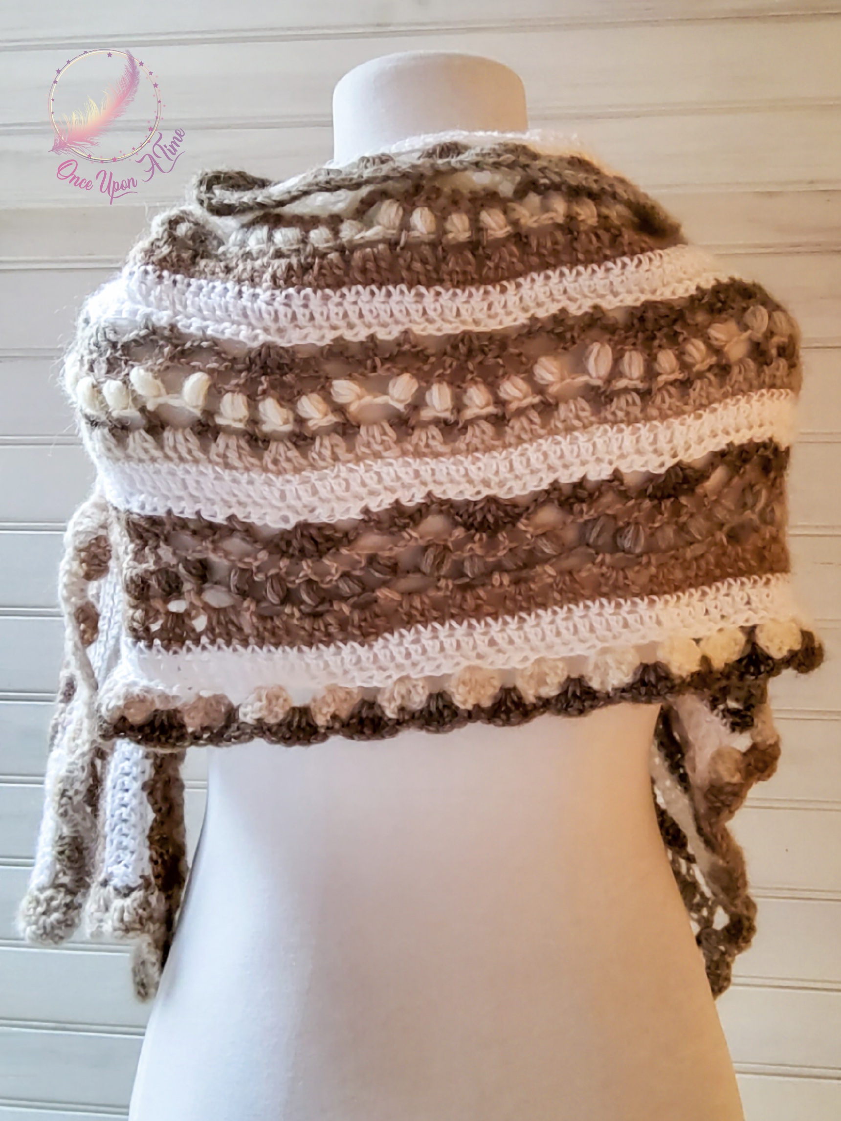 Étole au crochet