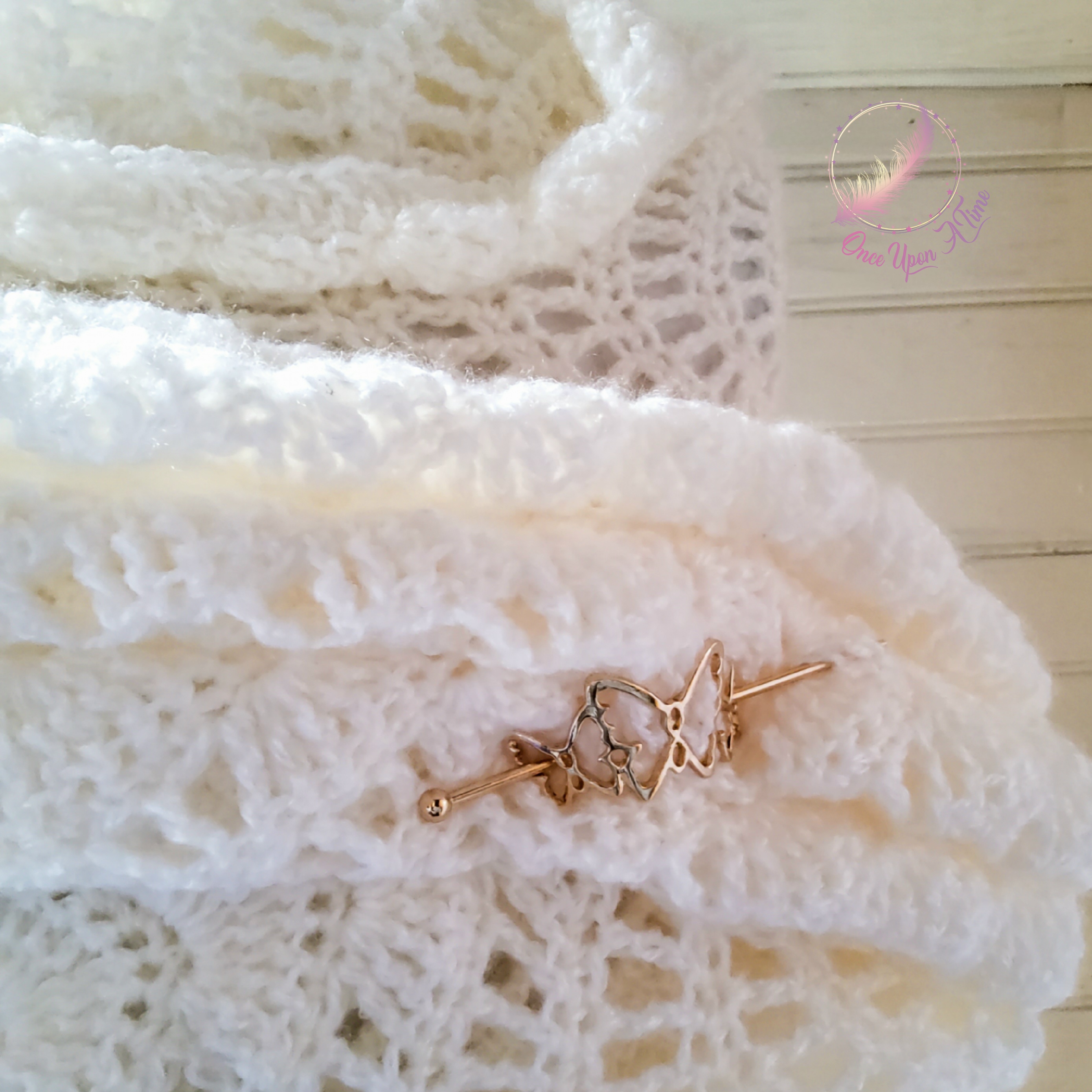 Étole au crochet