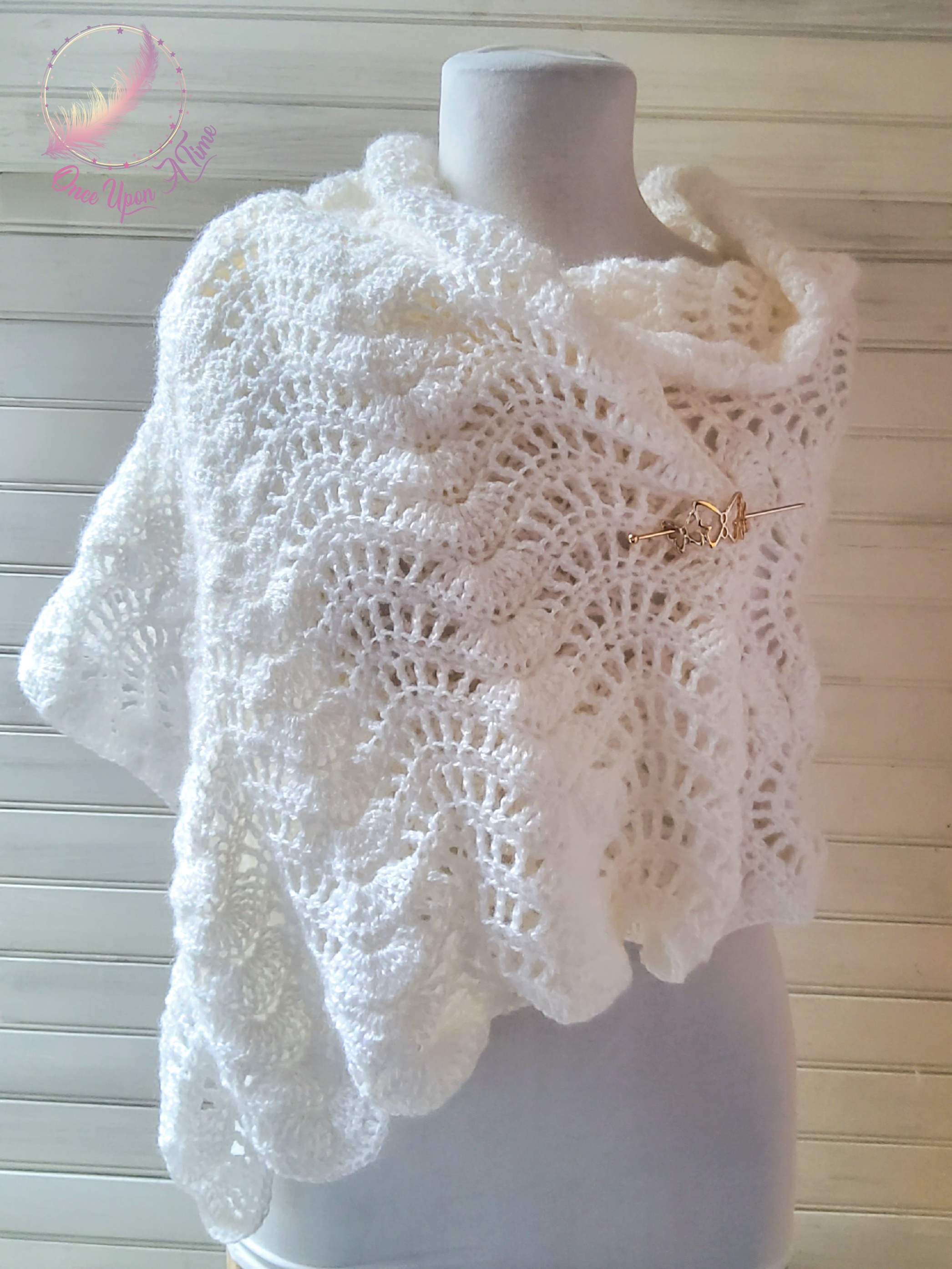 Étole au crochet