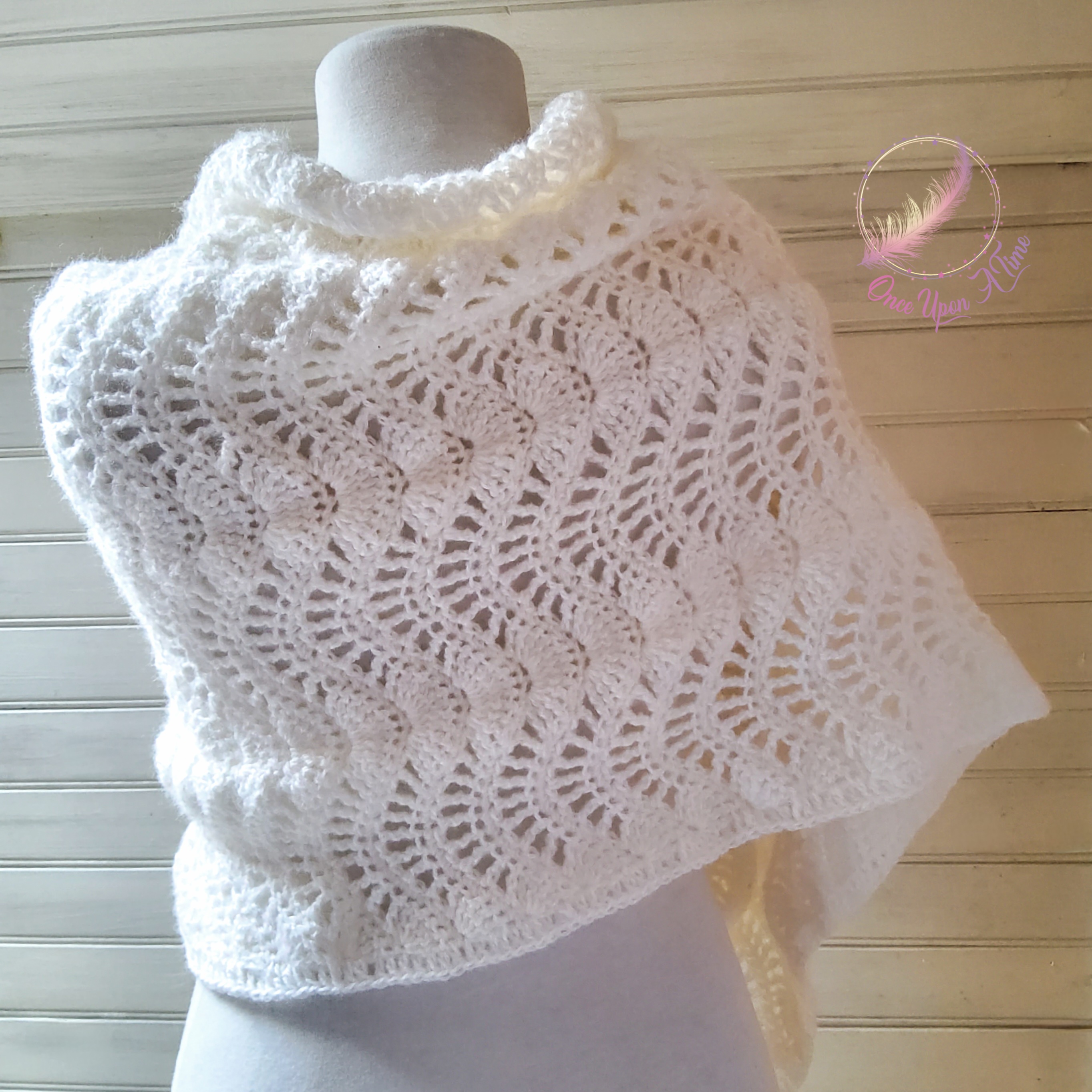 Étole au crochet
