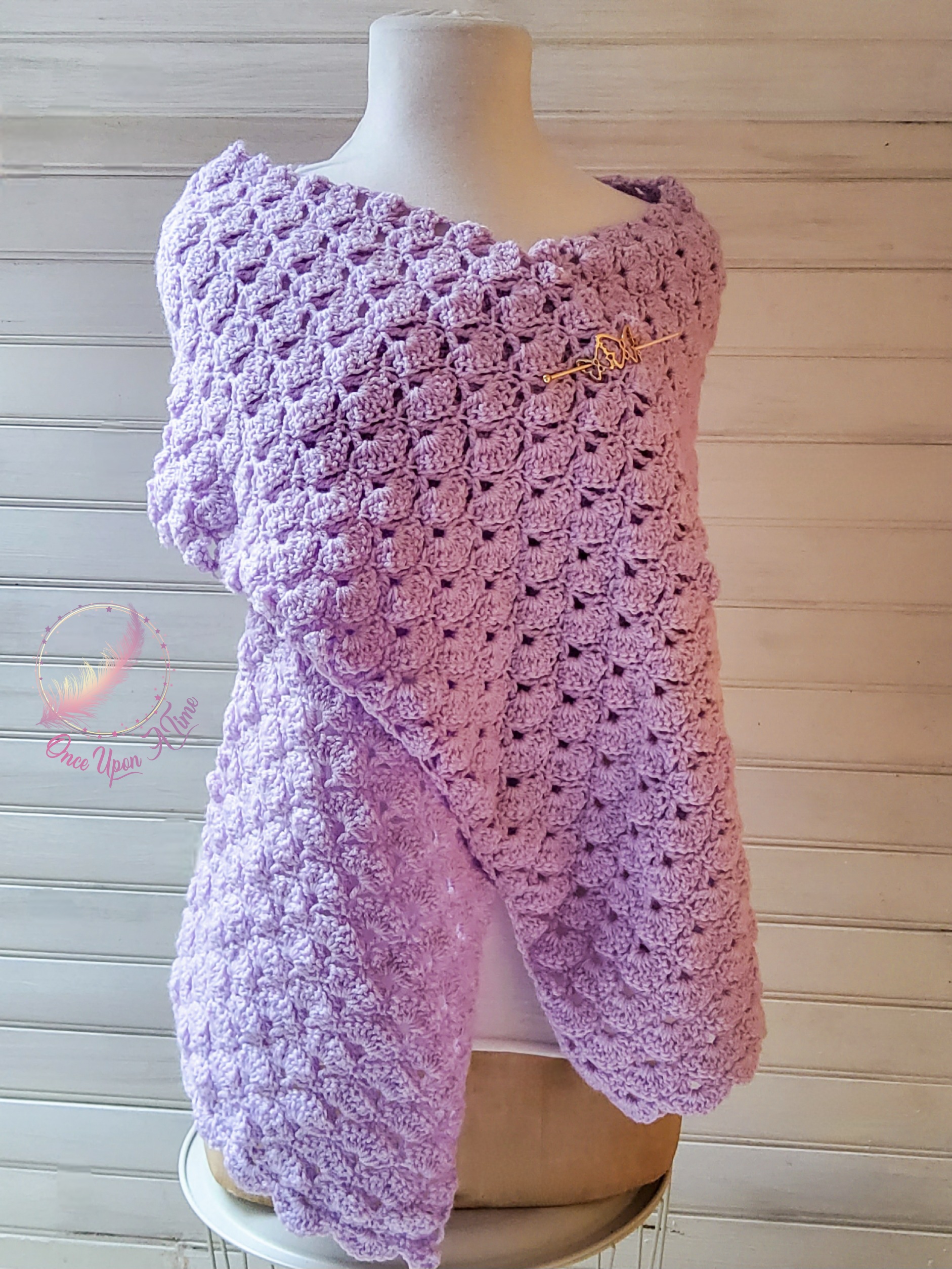Étole au crochet