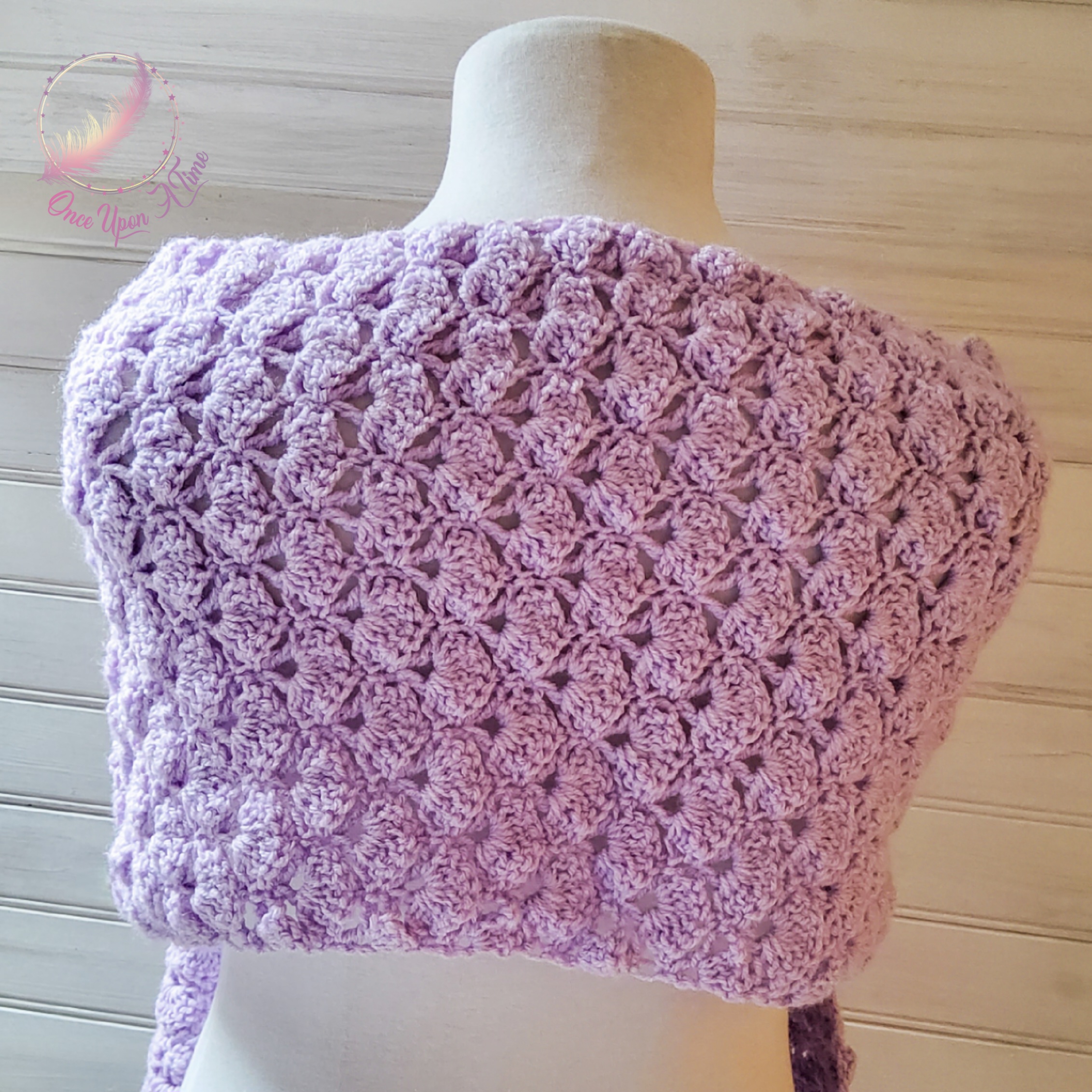 Étole au crochet