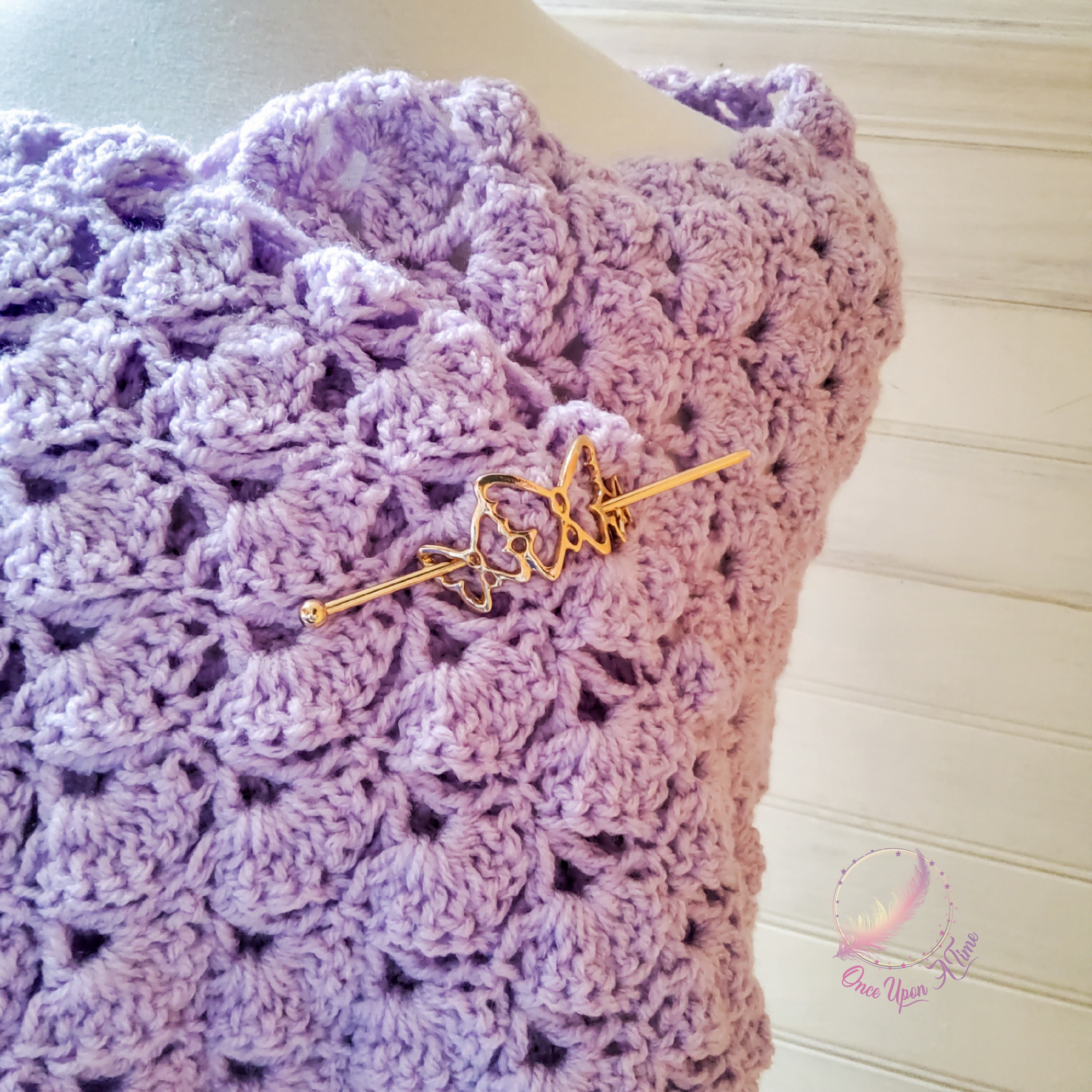 Étole au crochet