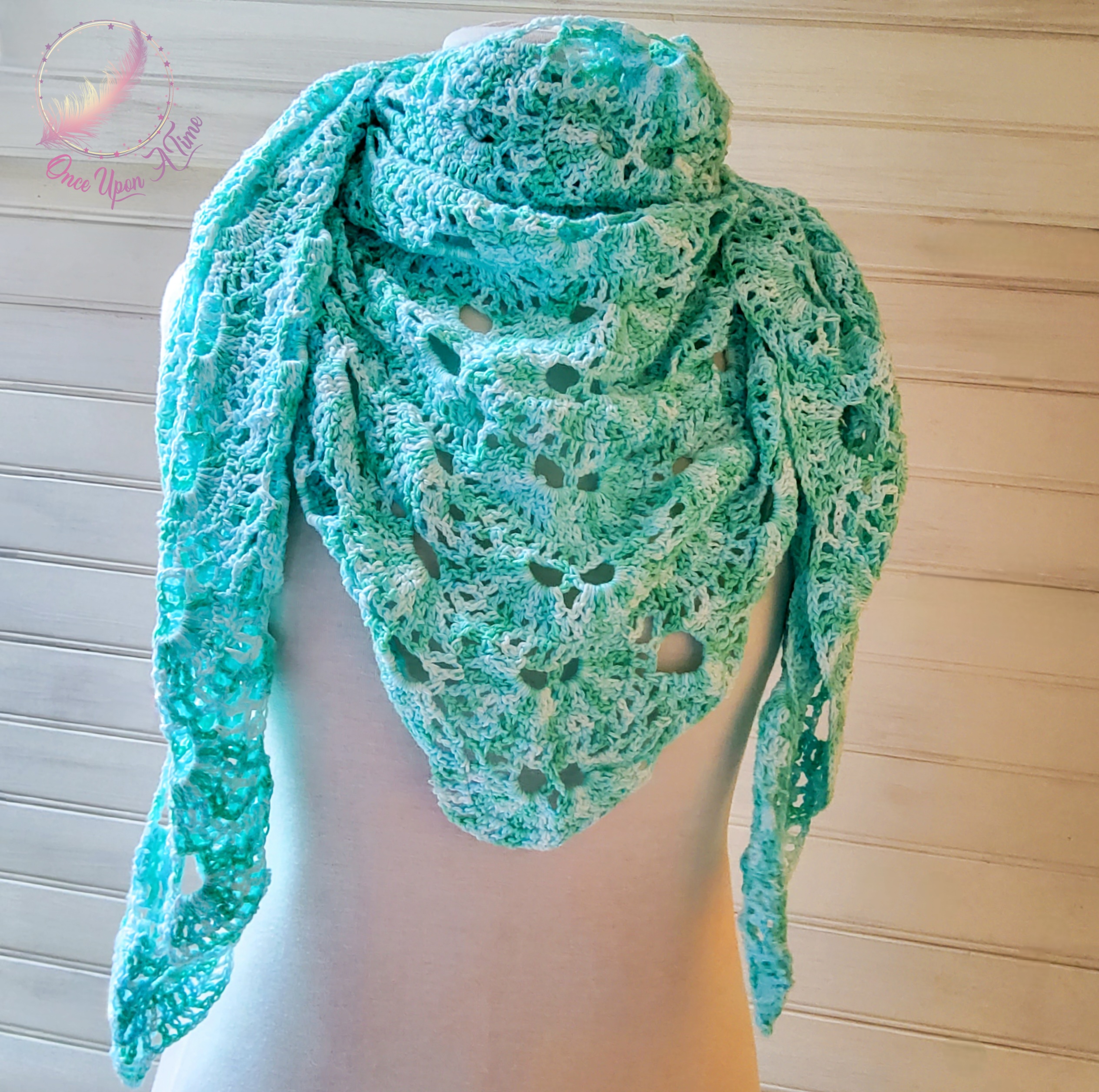 ☀️🌷 Foulard/chèche ou châle au crochet - Femme ou adolescente 🌷☀️