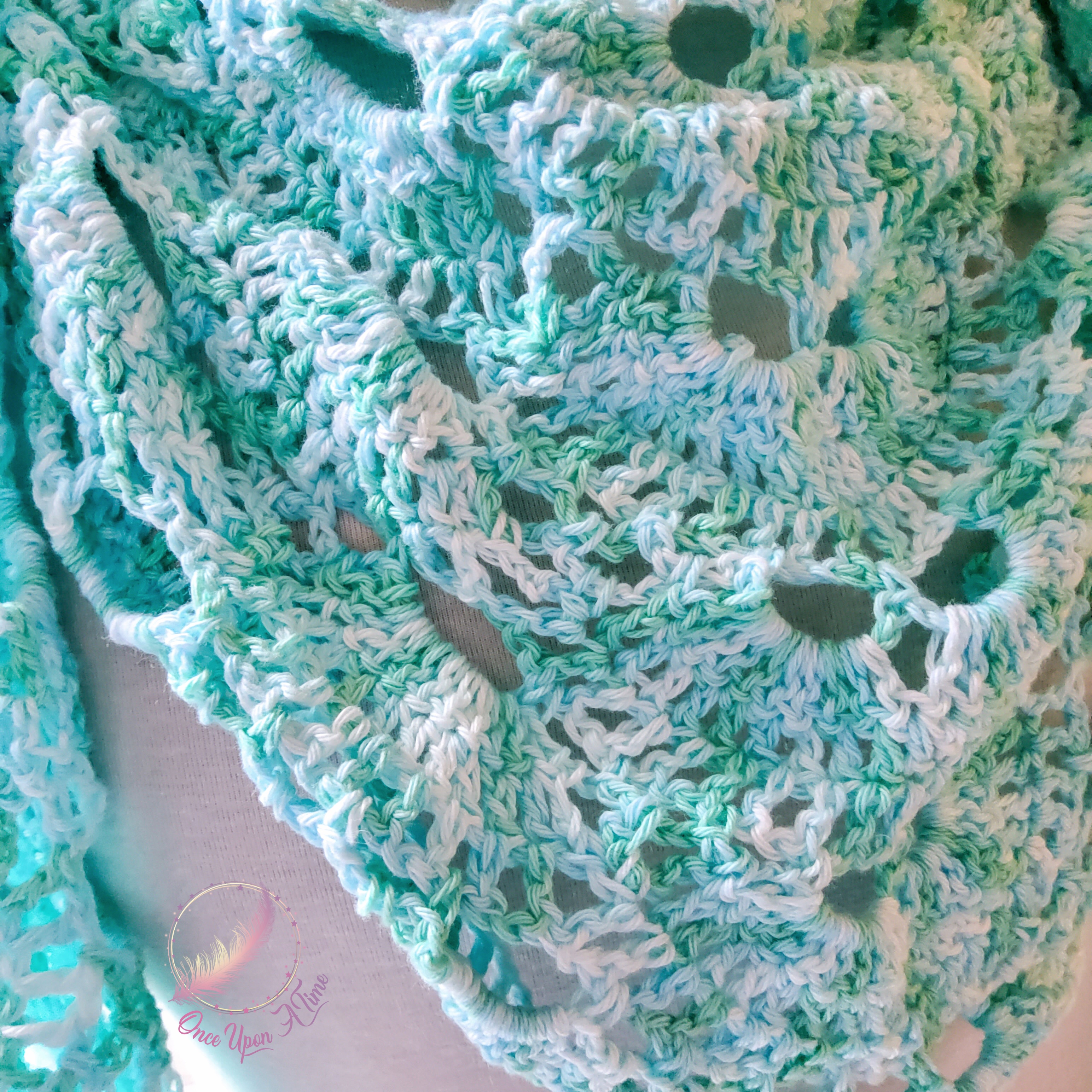 ☀️🌷 Foulard/chèche ou châle au crochet - Femme ou adolescente 🌷☀️