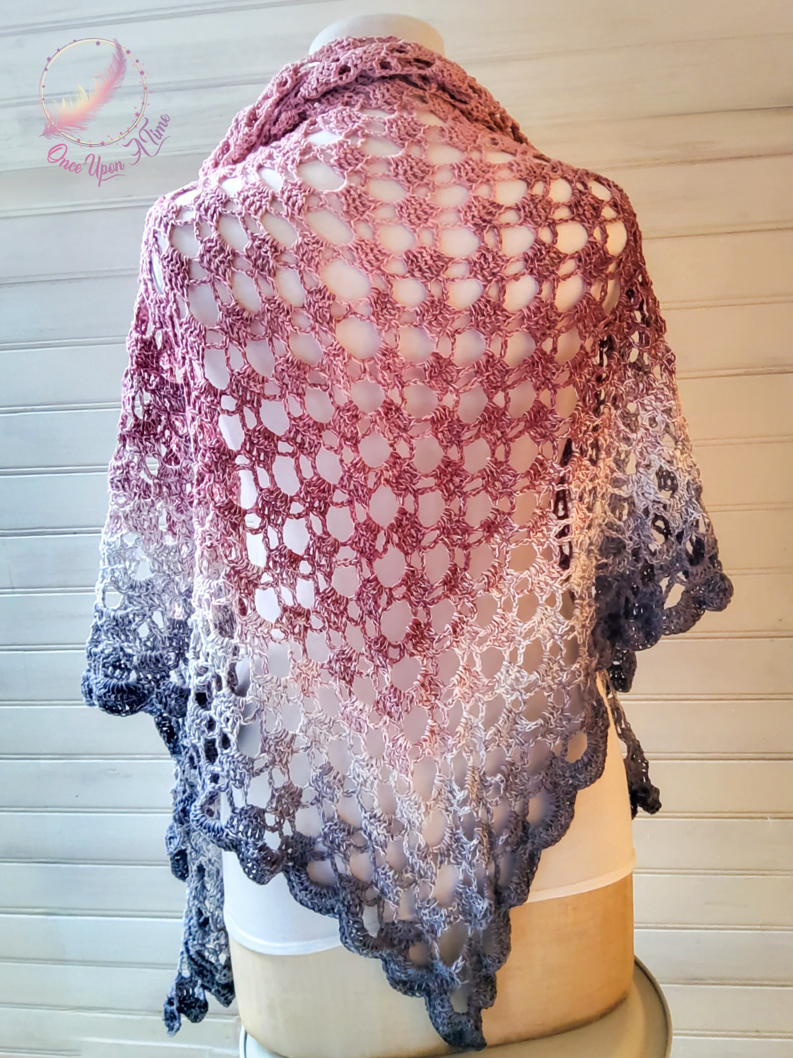 ☀️🌷 Foulard/chèche ou châle au crochet - Femme ou adolescente 🌷☀️