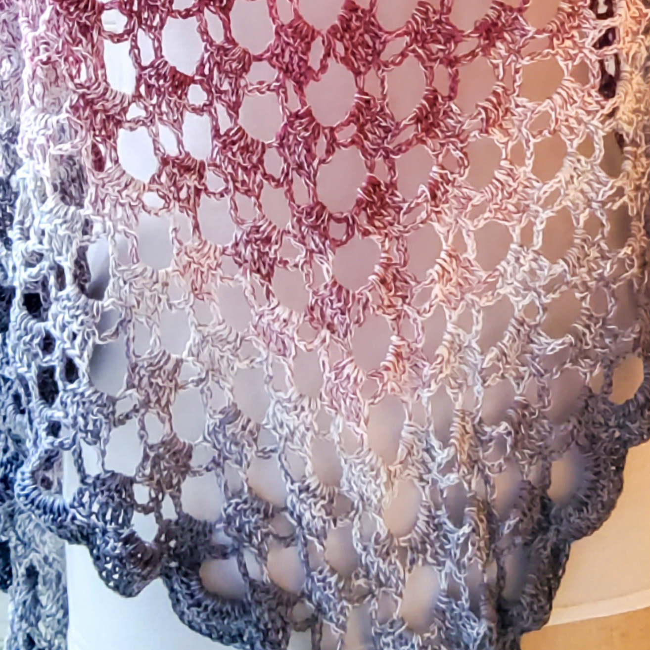 ☀️🌷 Foulard/chèche ou châle au crochet - Femme ou adolescente 🌷☀️