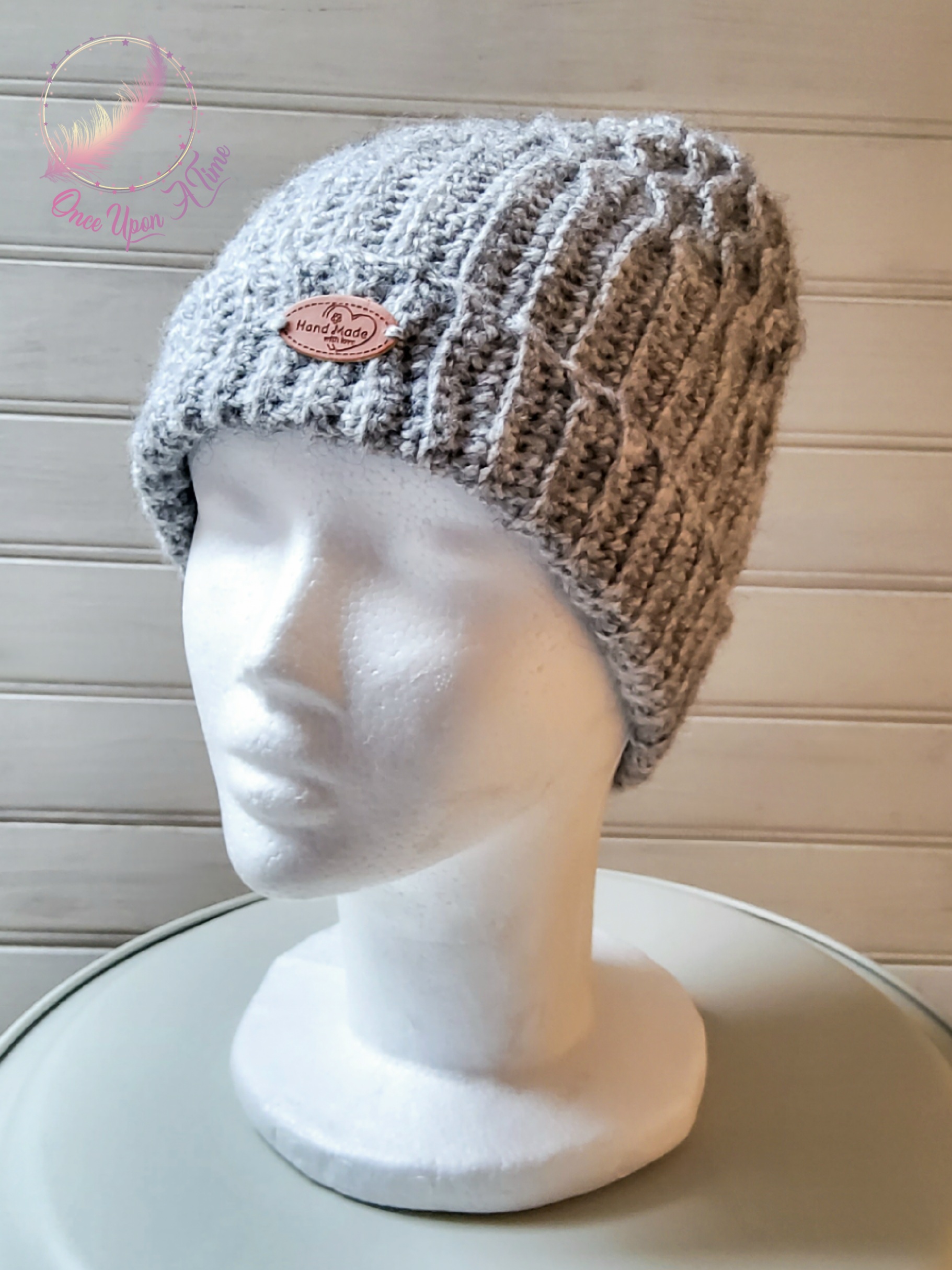 ❄️🍂 Ensemble tour de cou, mitaines et bonnet femme - Gris 🍂❄️