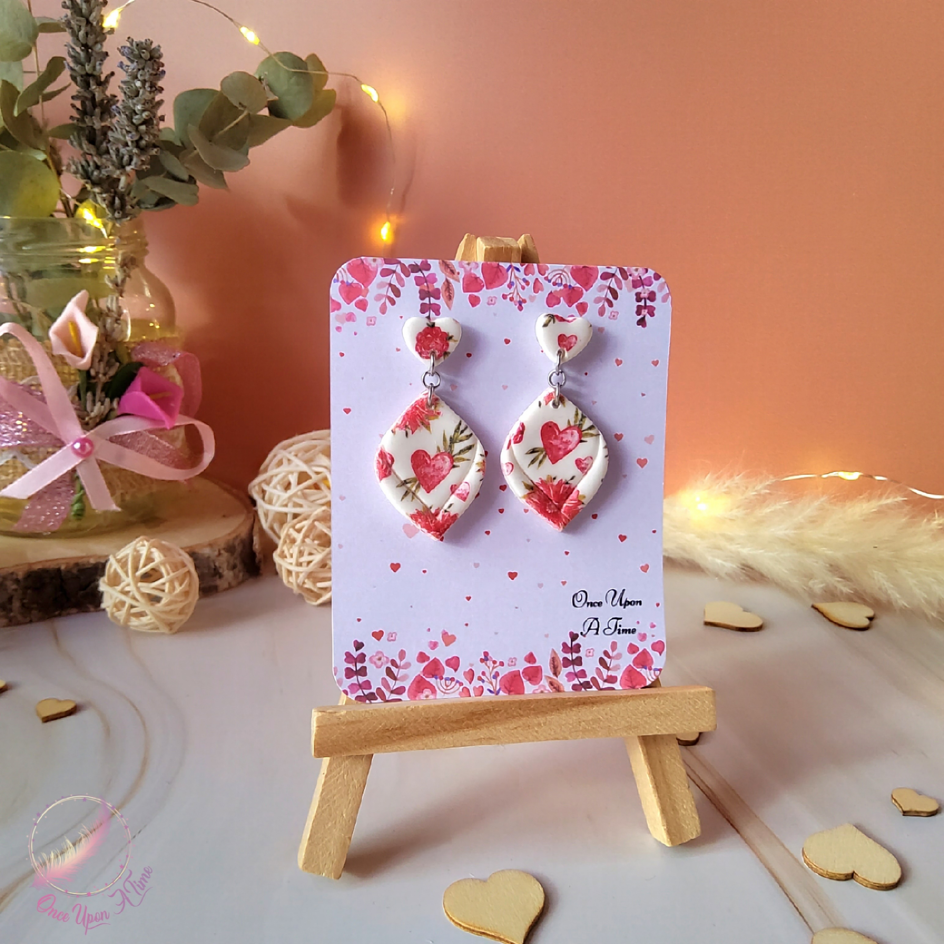 💖 Boucles d'oreilles - Éclats de passion 💖