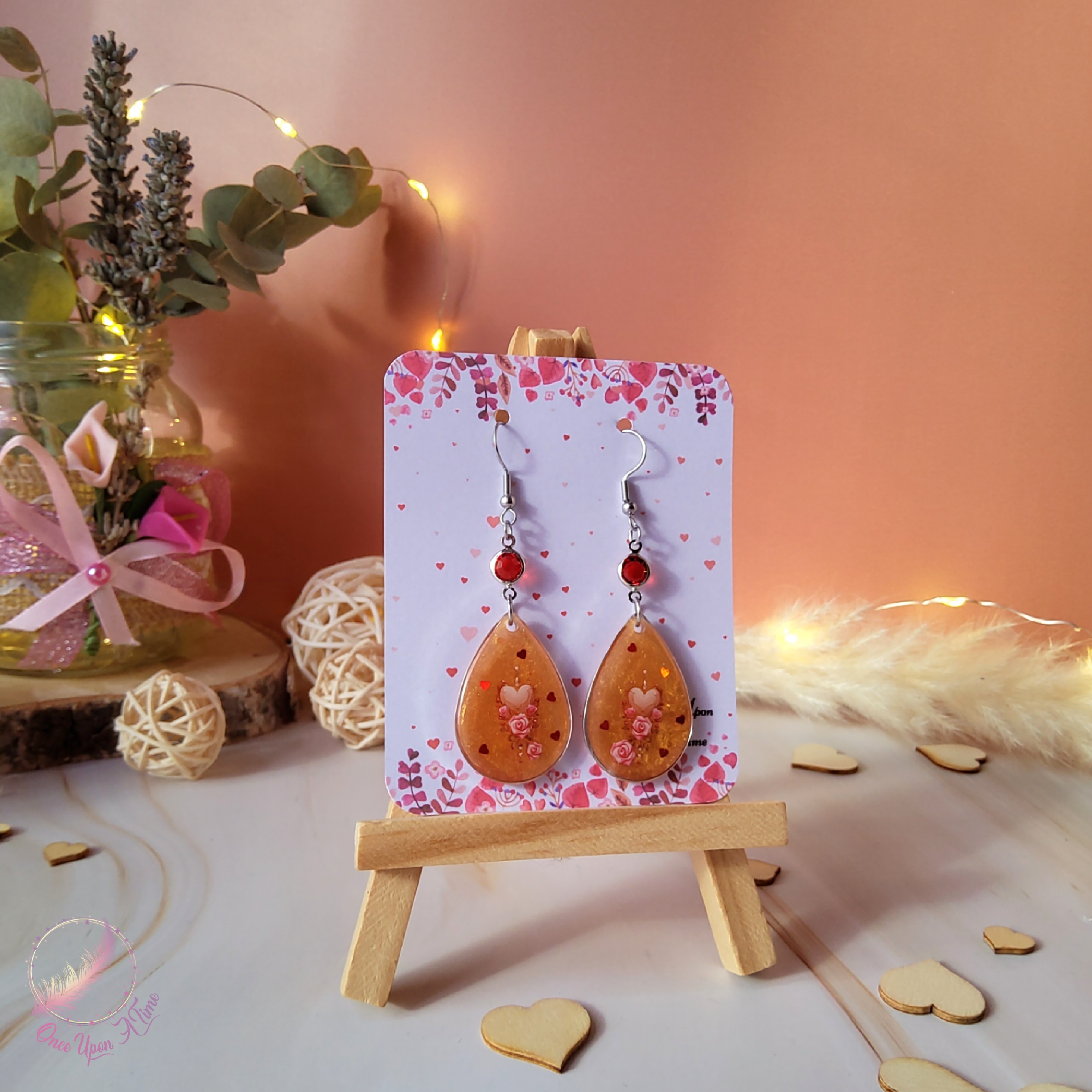 💖 Boucles d'oreilles - Éclats de passion 💖