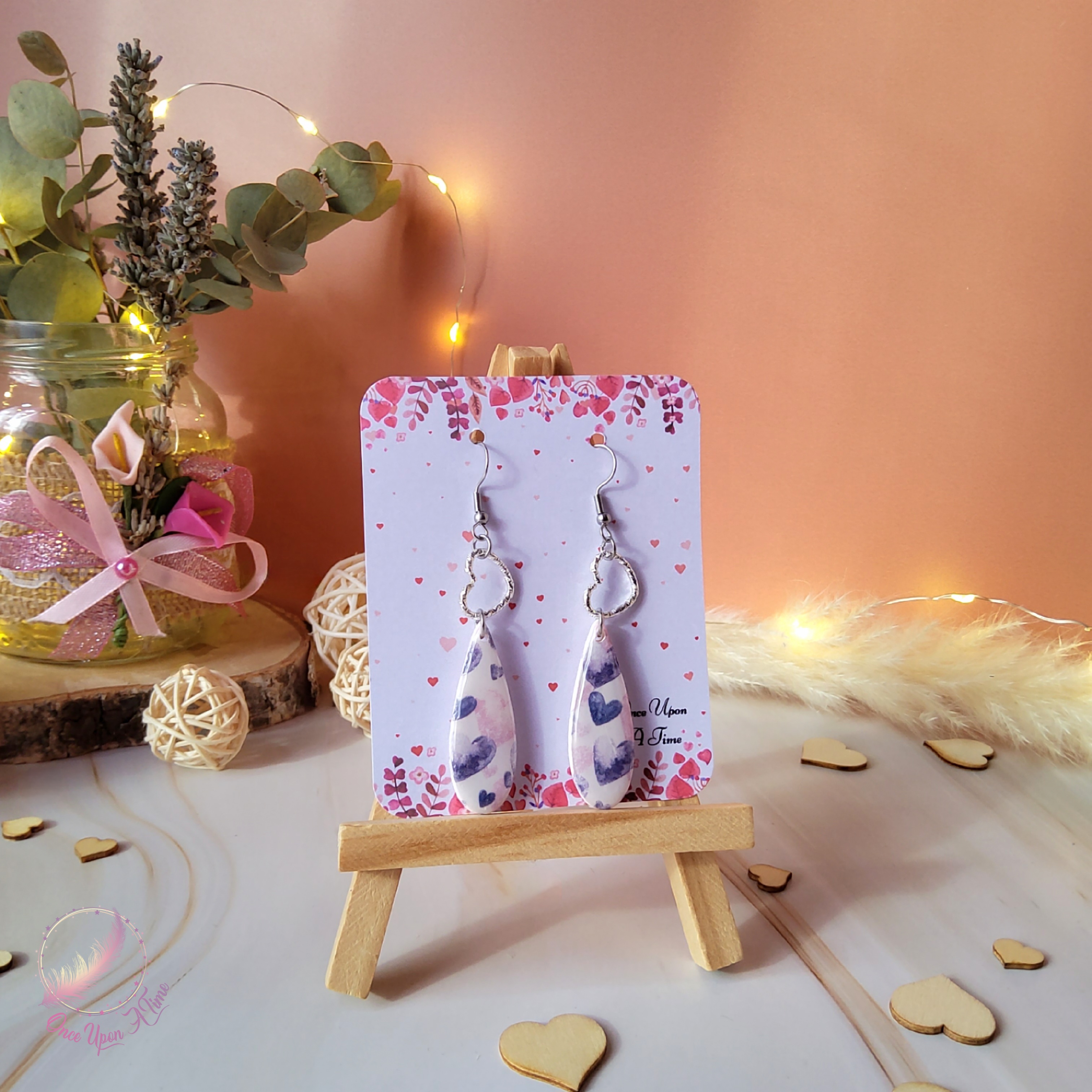 💖 Boucles d'oreilles - Éclats de passion 💖
