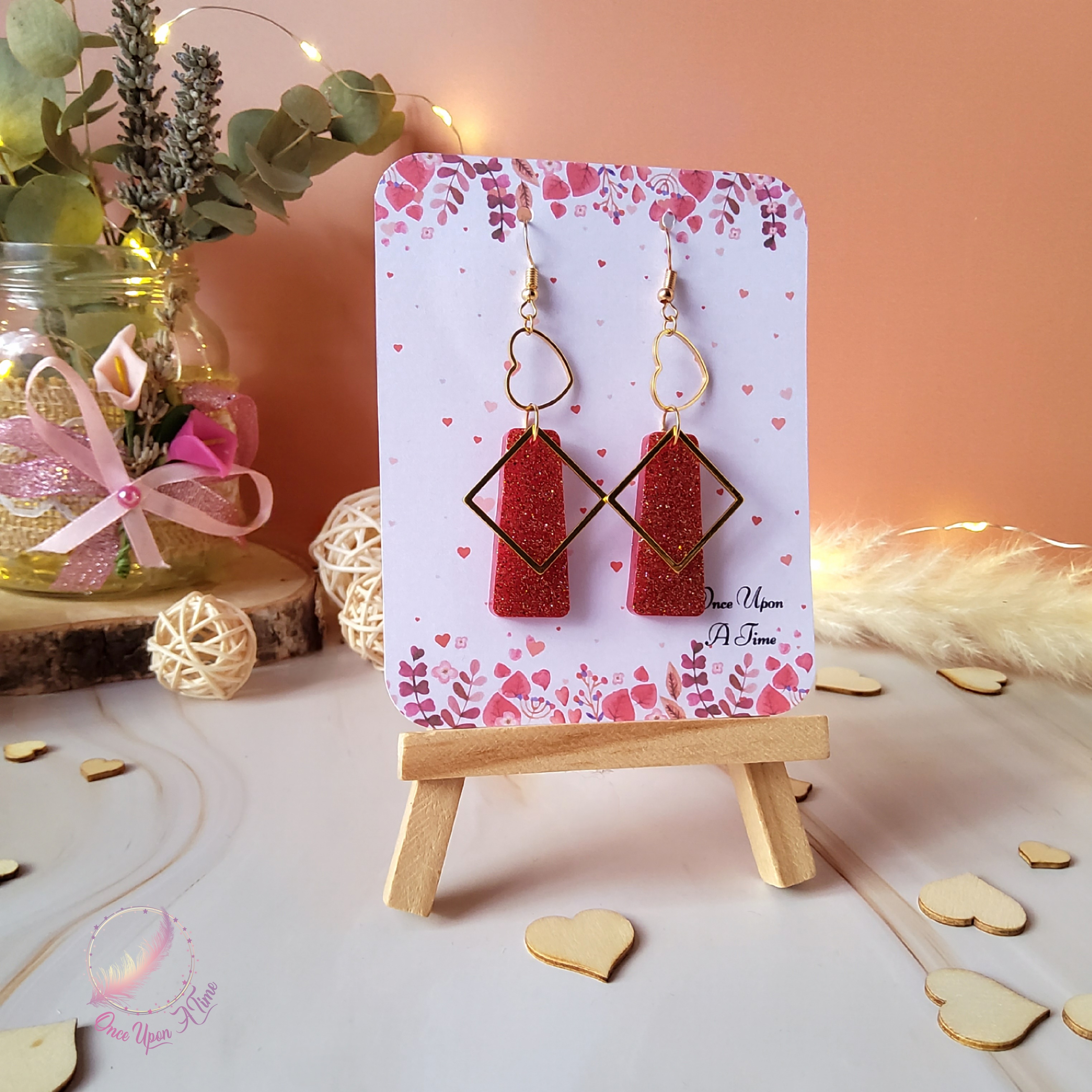 💖 Boucles d'oreilles - Éclats de passion 💖