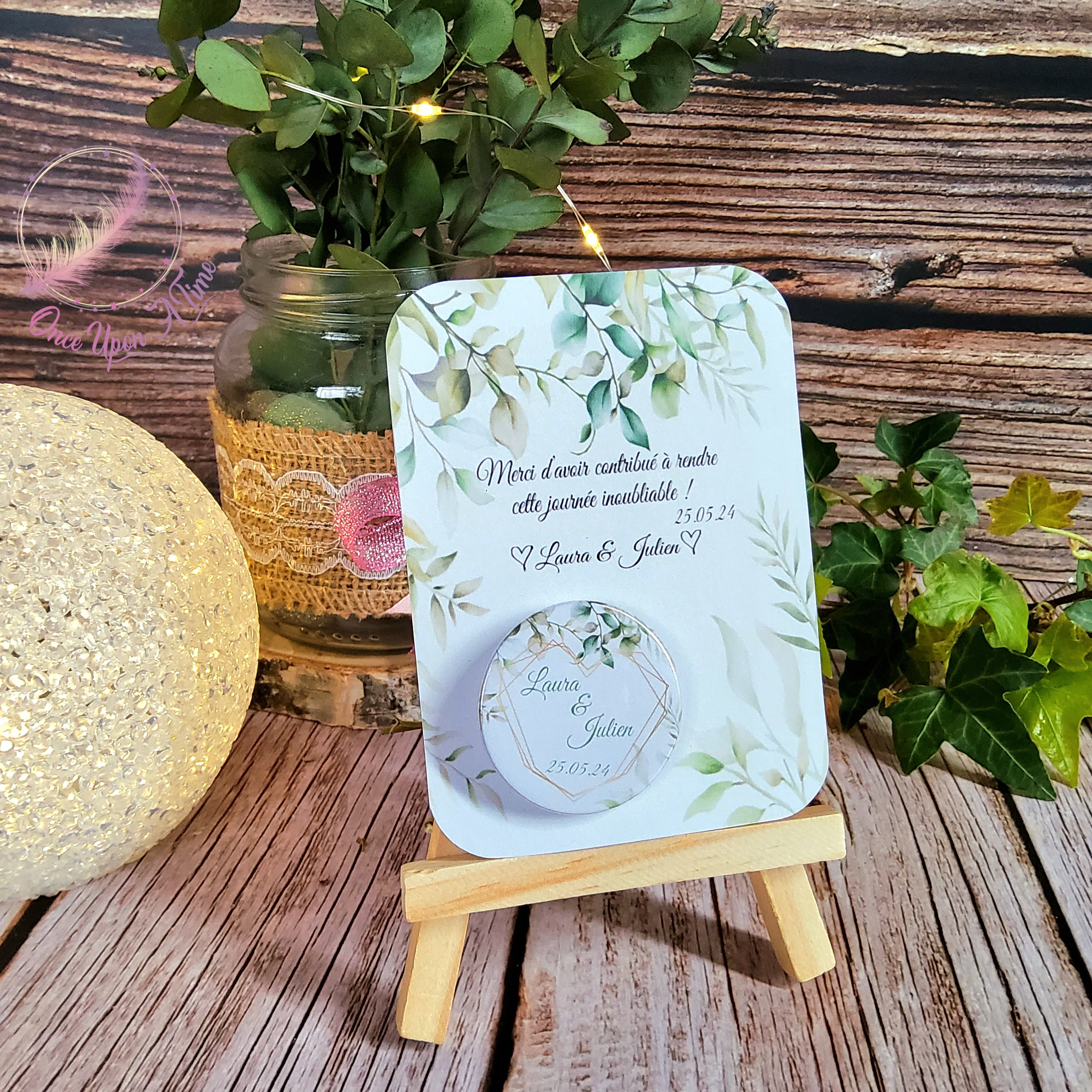 💖 Badge ou magnet - Mariage 💖