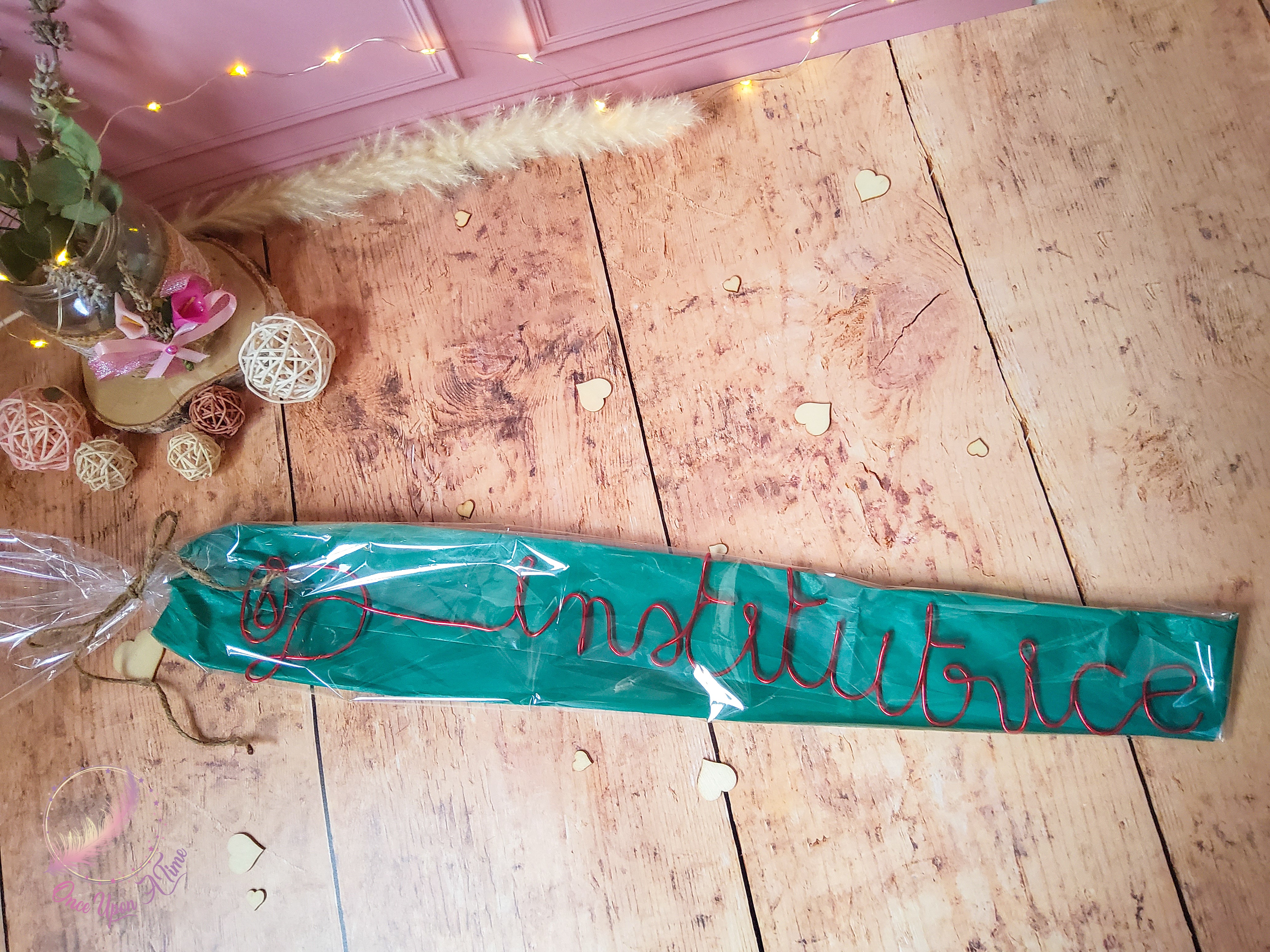 🌹❤️ Rose en fil - Institutrice ❤️🌹