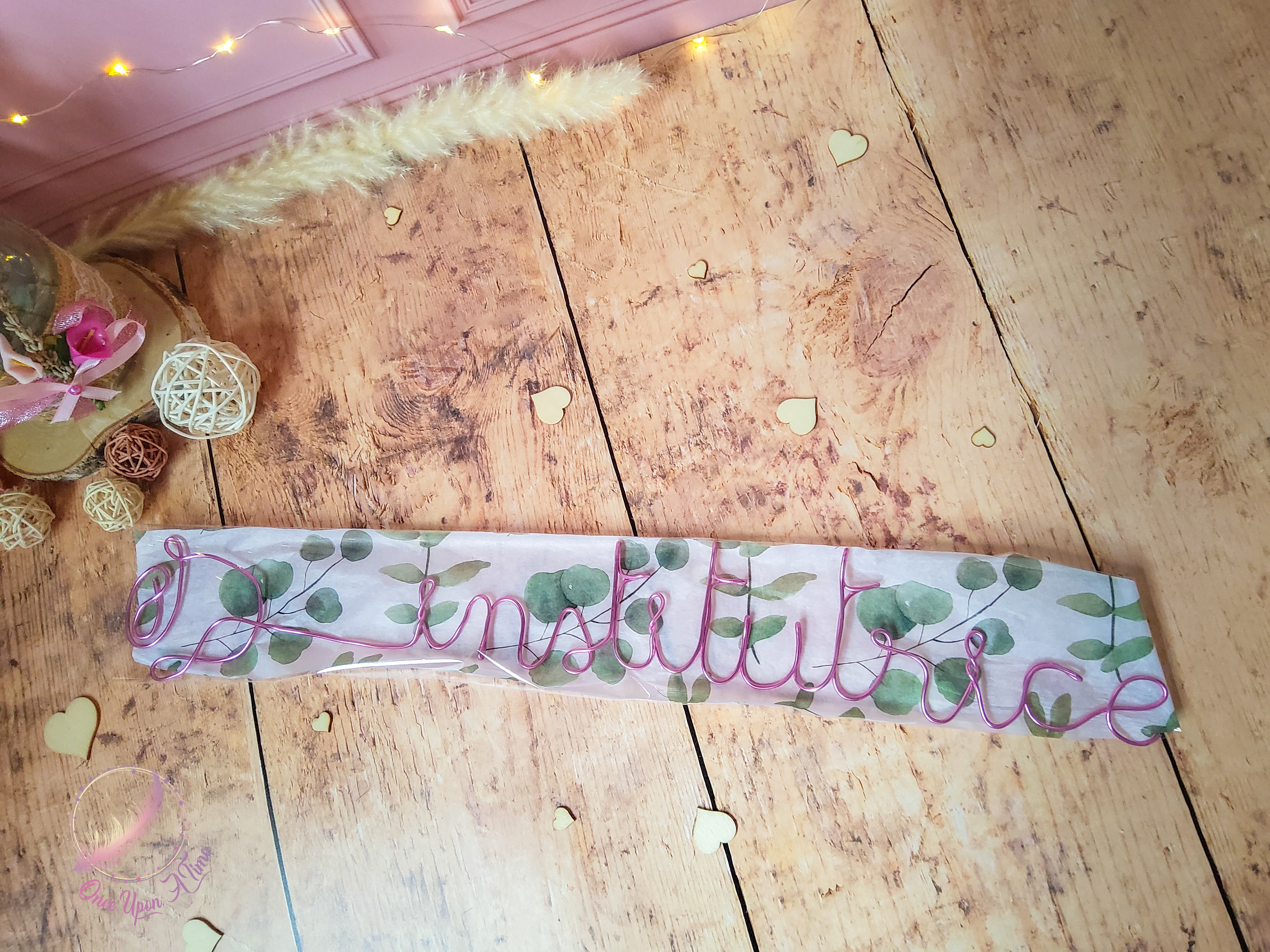 🌹❤️ Rose en fil - Institutrice ❤️🌹