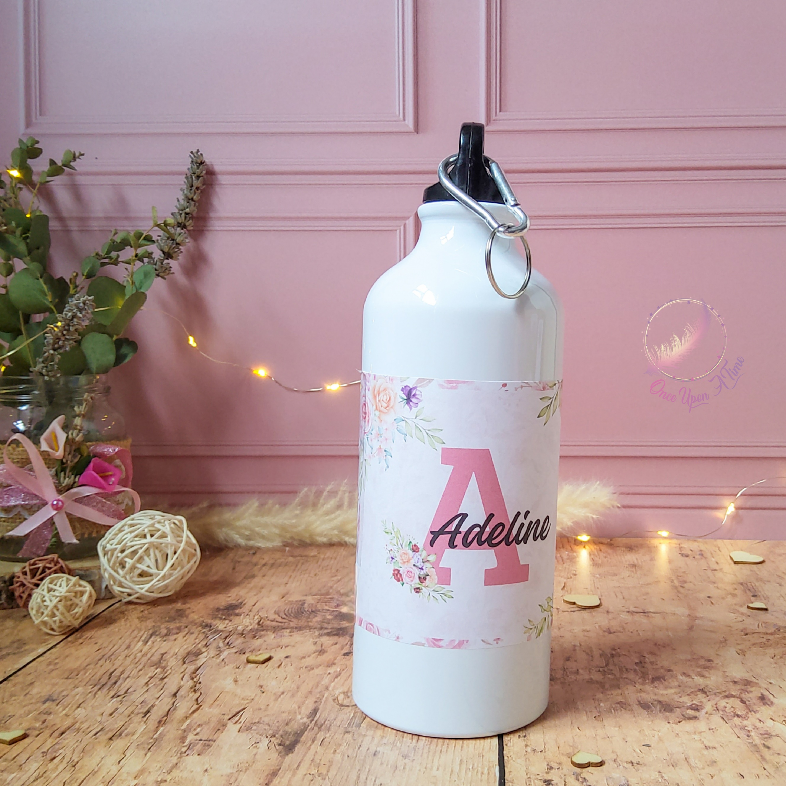 🎁🎀 Coffret cadeau : 1 gourde, 1 bic, 1 badge, 1 to do list - Adorable institutrice, maîtresse, maître, puéricultrice 🎀🎁