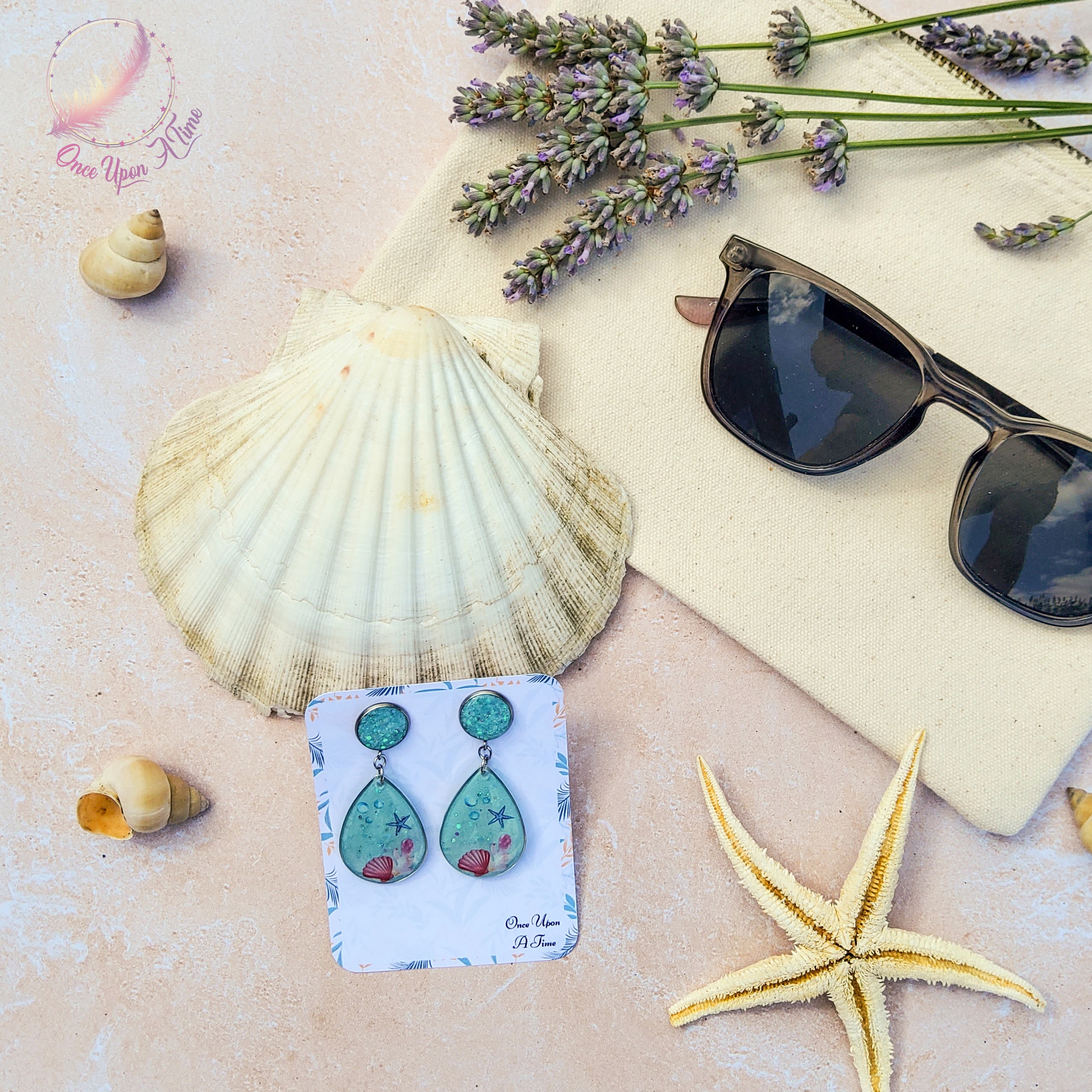 🦩🍋‍🟩 Boucles d'oreilles - Collection "Coup de soleil" 🍋‍🟩🦩