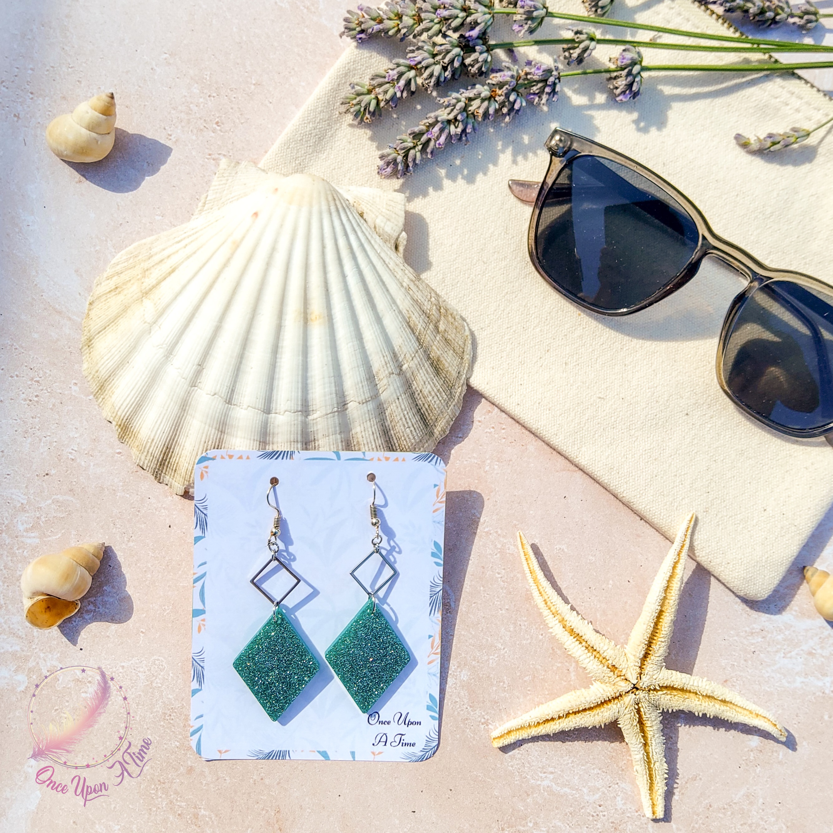 🦩🍋‍🟩 Boucles d'oreilles - Collection "Coup de soleil" 🍋‍🟩🦩