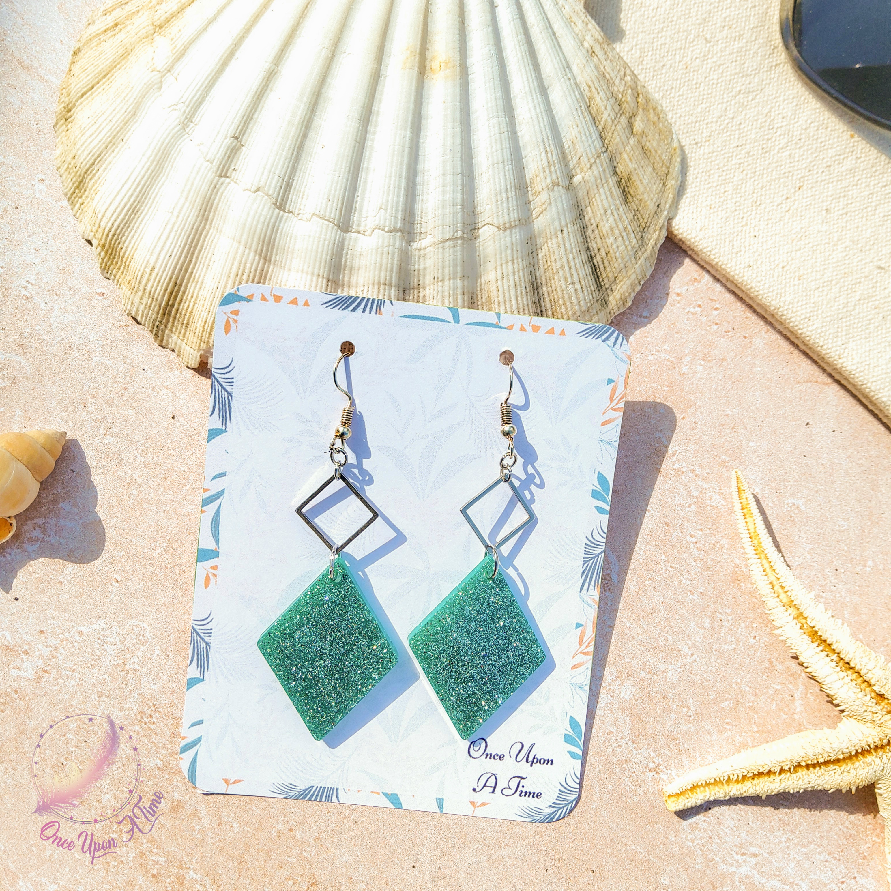 🦩🍋‍🟩 Boucles d'oreilles - Collection "Coup de soleil" 🍋‍🟩🦩