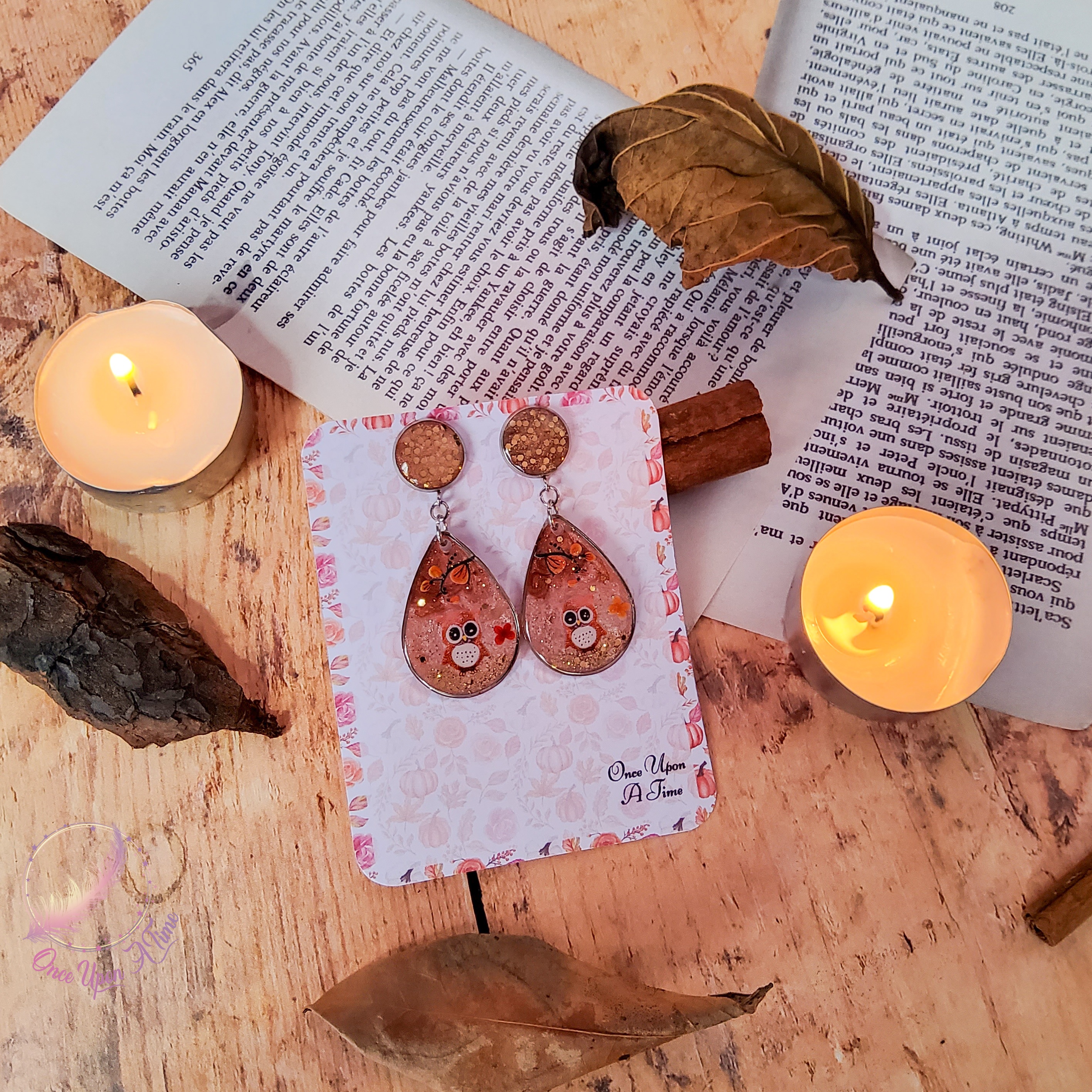 🍂🍁 Boucles d'oreilles - Collection "Souffle d'automne" 🍁🍂