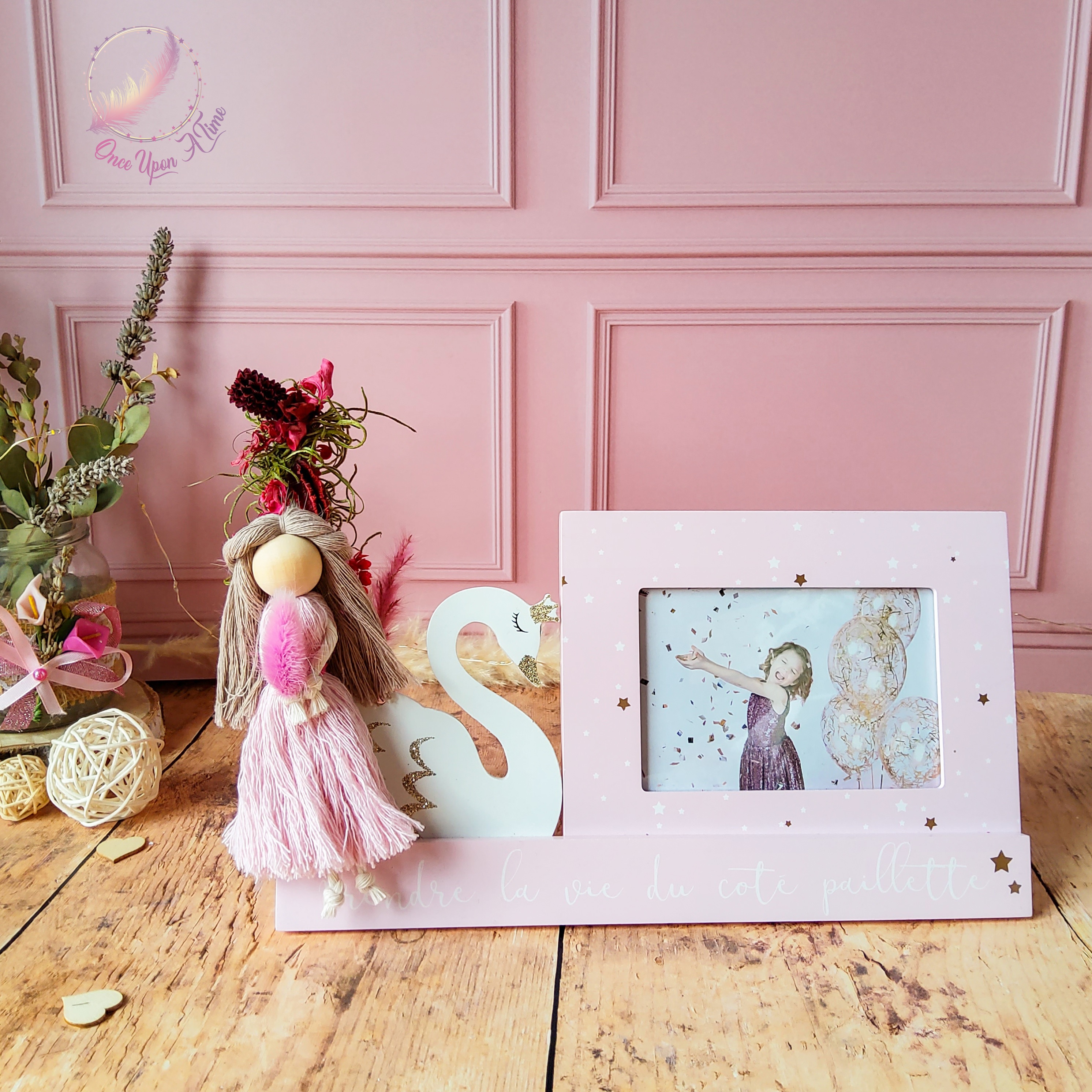 🌿🌸 Cadre boho personnalisé 🌸🌿