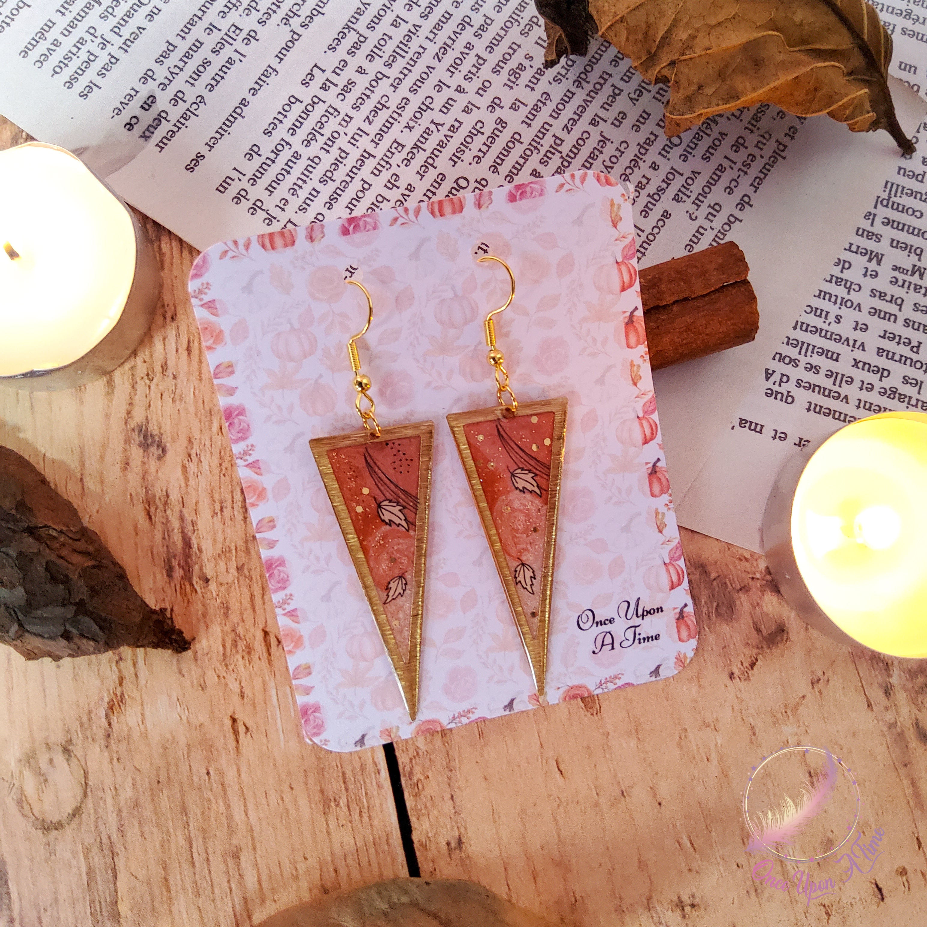 đđ Boucles d'oreilles - Collection "Souffle d'automne" đđ