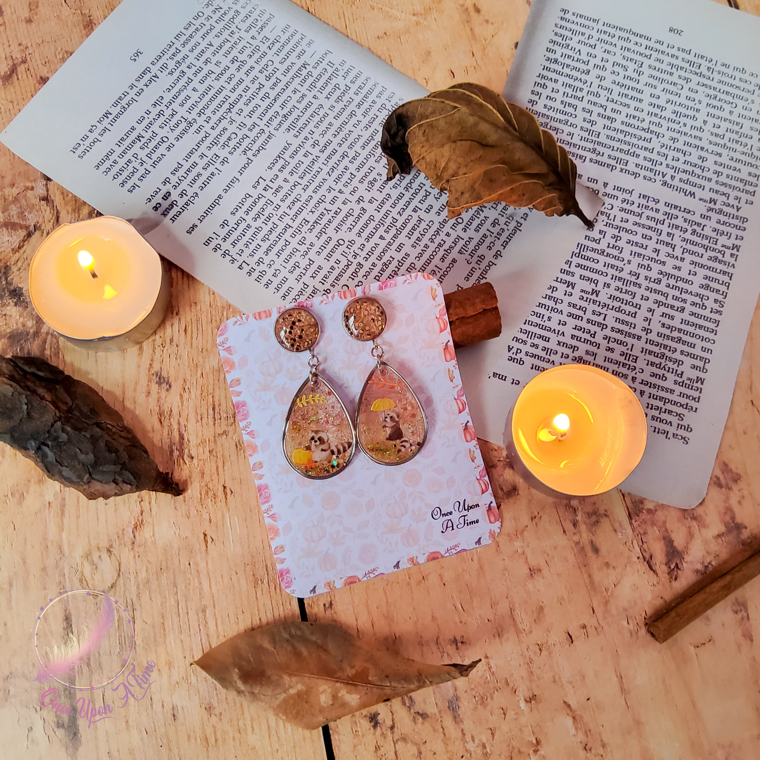 🍂🍁 Collier et/ou boucles d'oreilles - Collection "Souffle d'automne" 🍁🍂