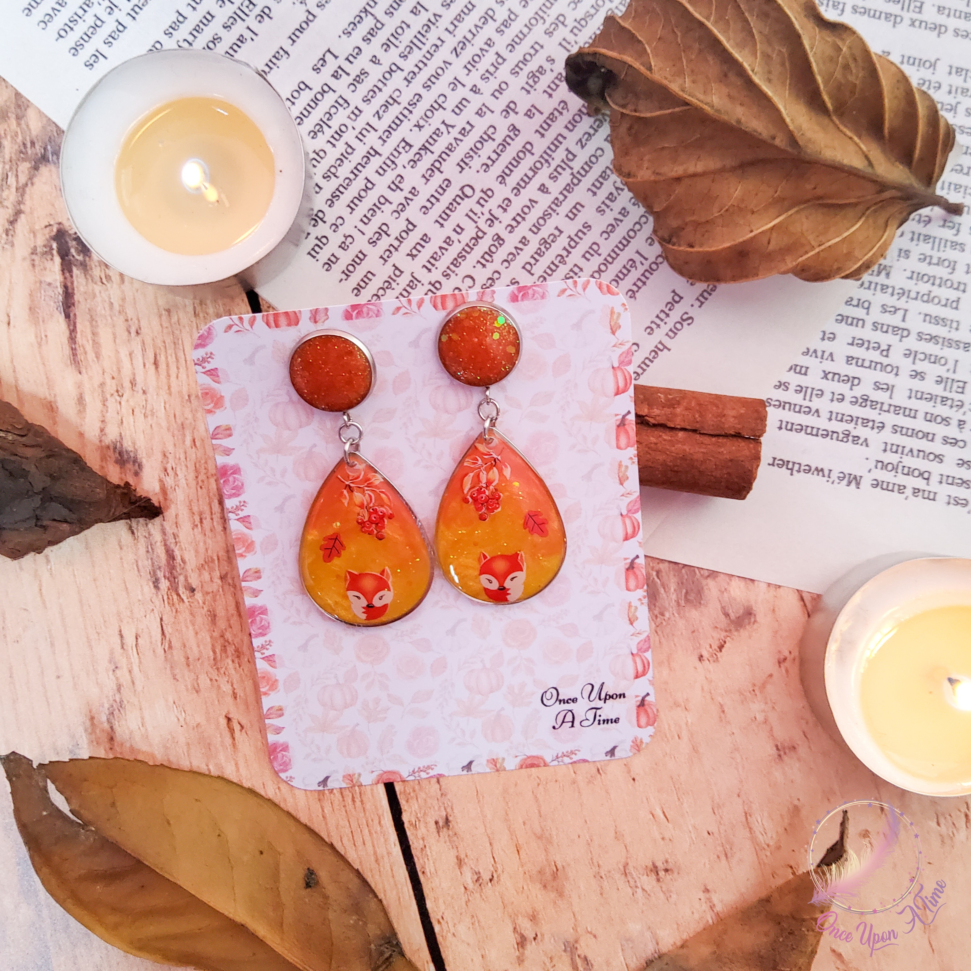 🍂🍁 Boucles d'oreilles - Collection "Souffle d'automne" 🍁🍂