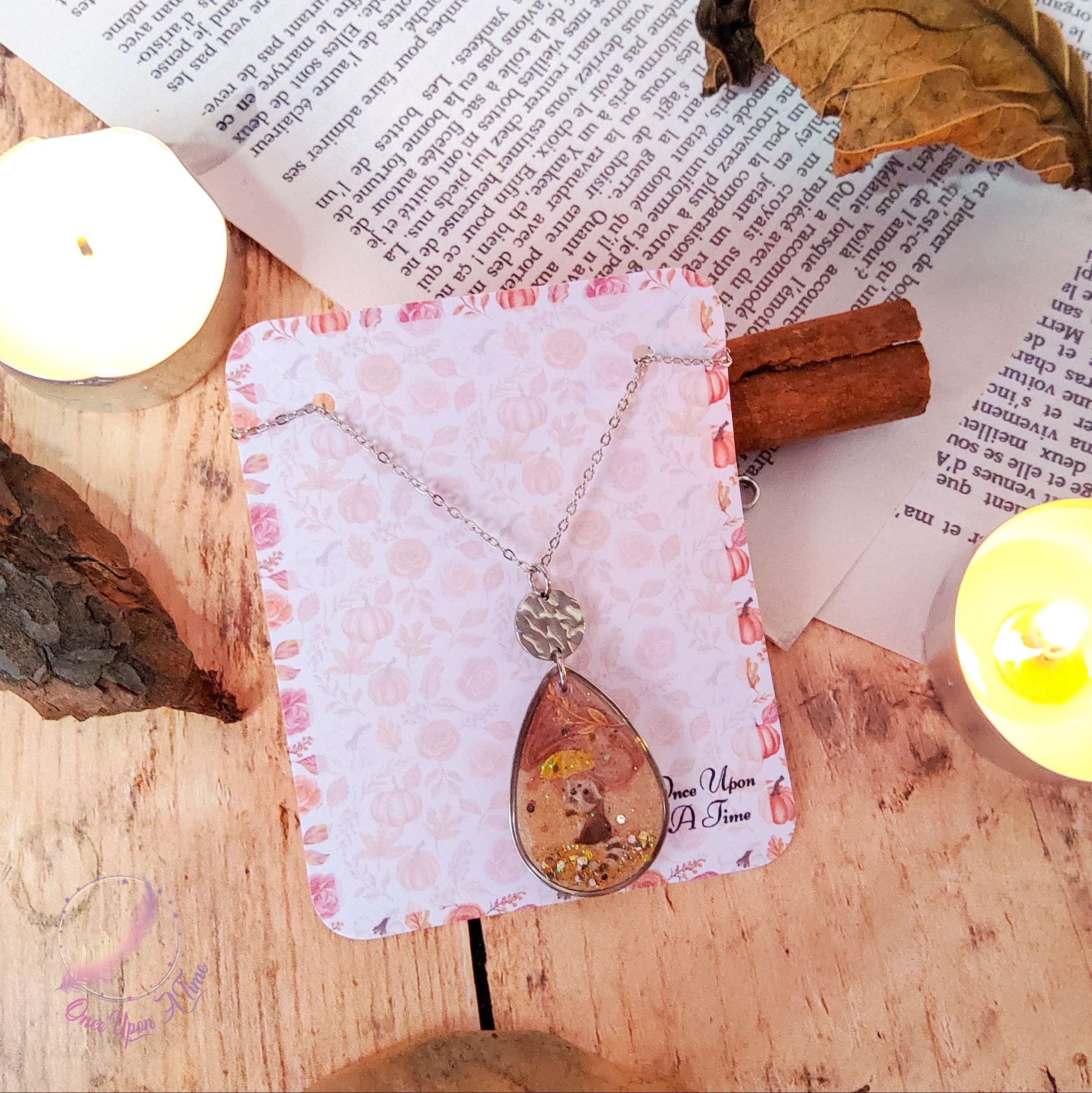 🍂🍁 Collier et/ou boucles d'oreilles - Collection "Souffle d'automne" 🍁🍂