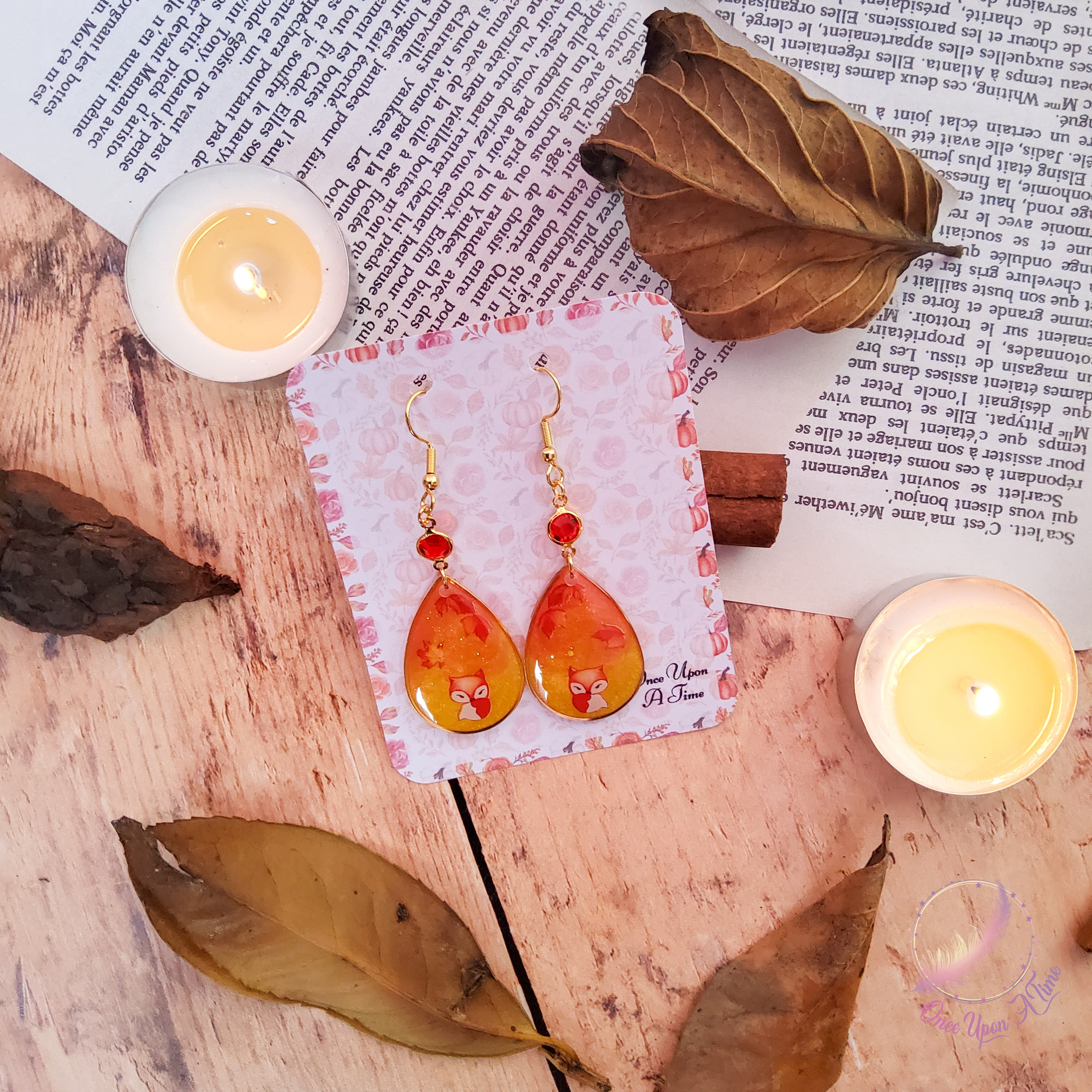 🍂🍁 Boucles d'oreilles - Collection "Souffle d'automne" 🍁🍂