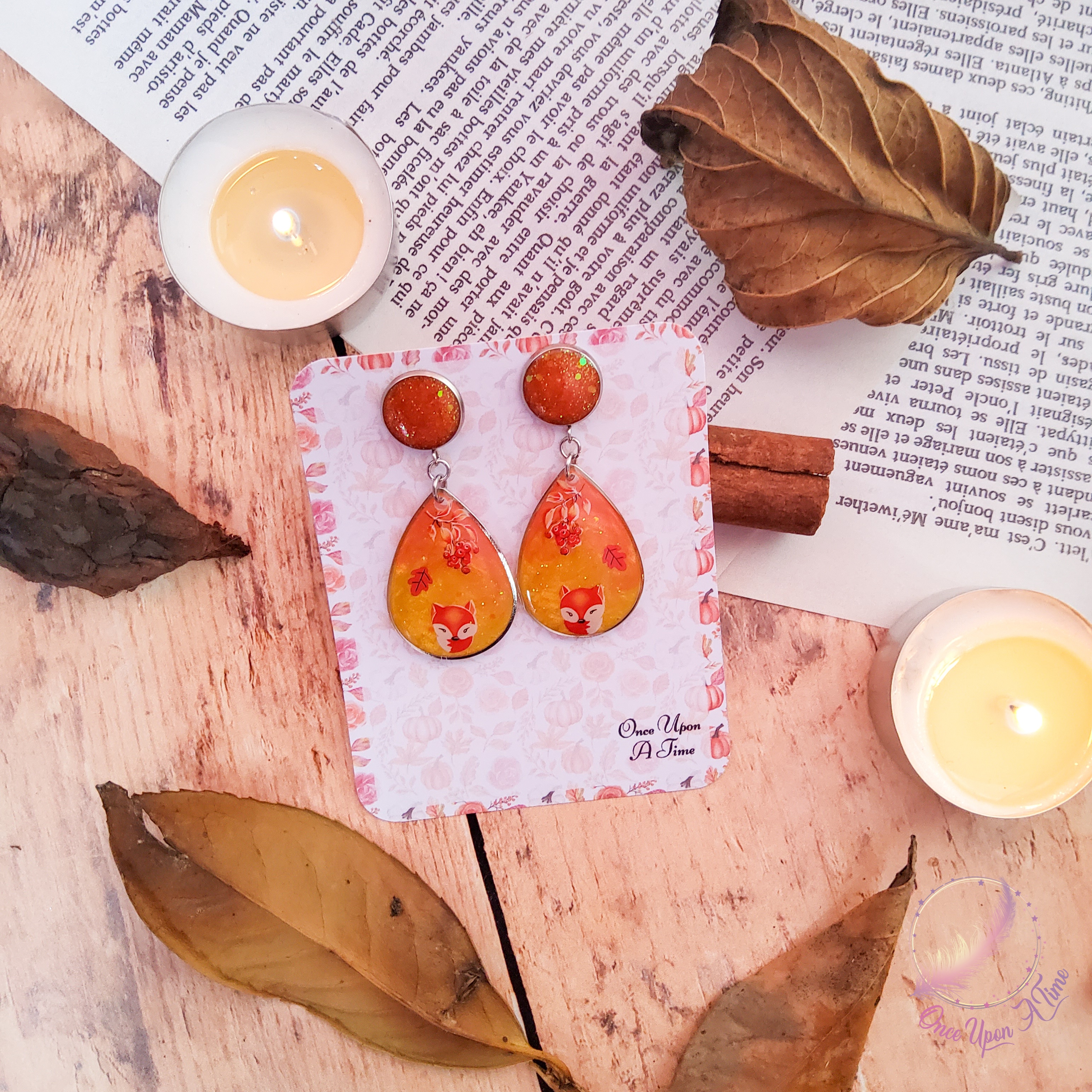 🍂🍁 Boucles d'oreilles - Collection "Souffle d'automne" 🍁🍂